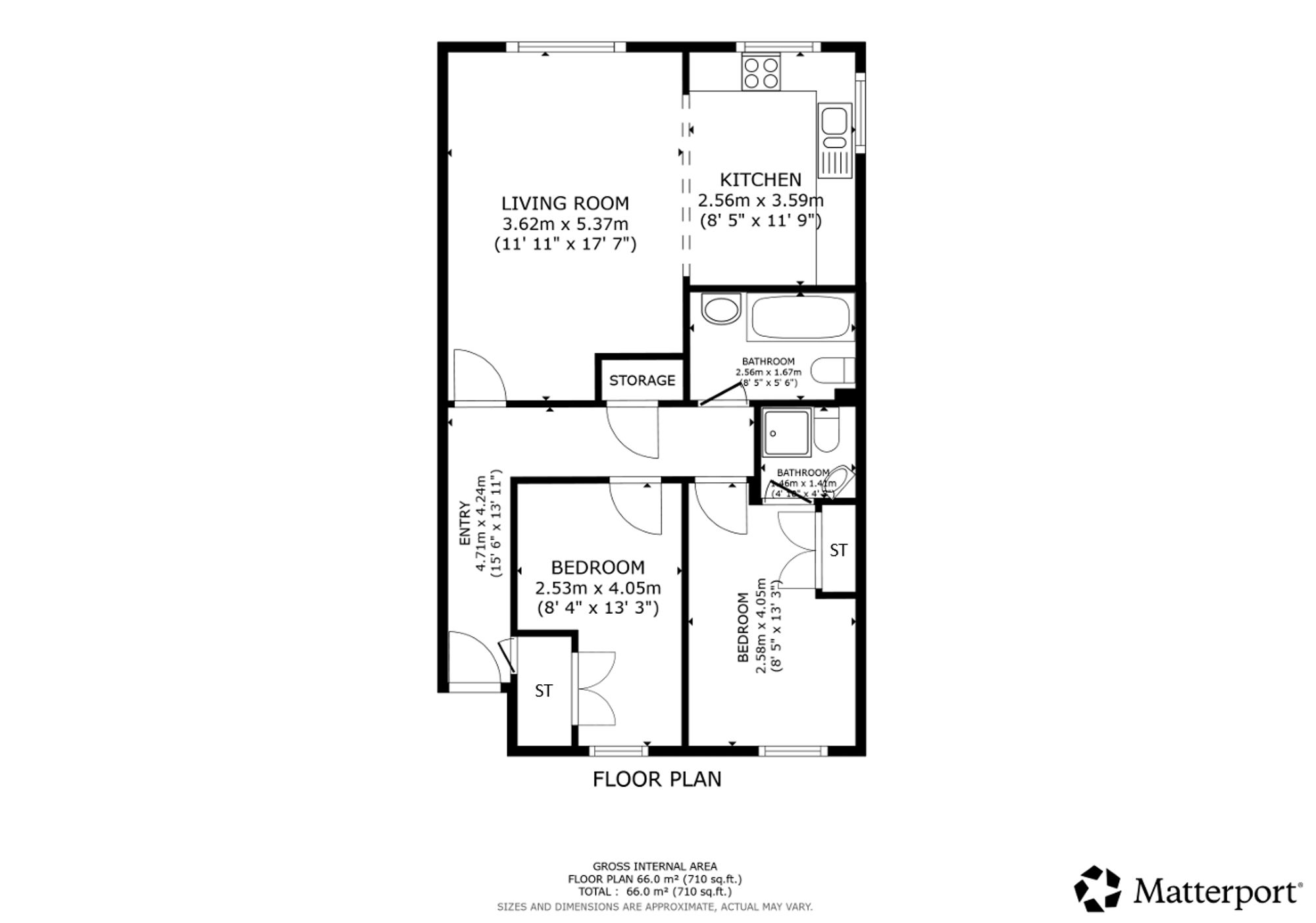 218/12 Eaglesham Road, Glasgow floorplan