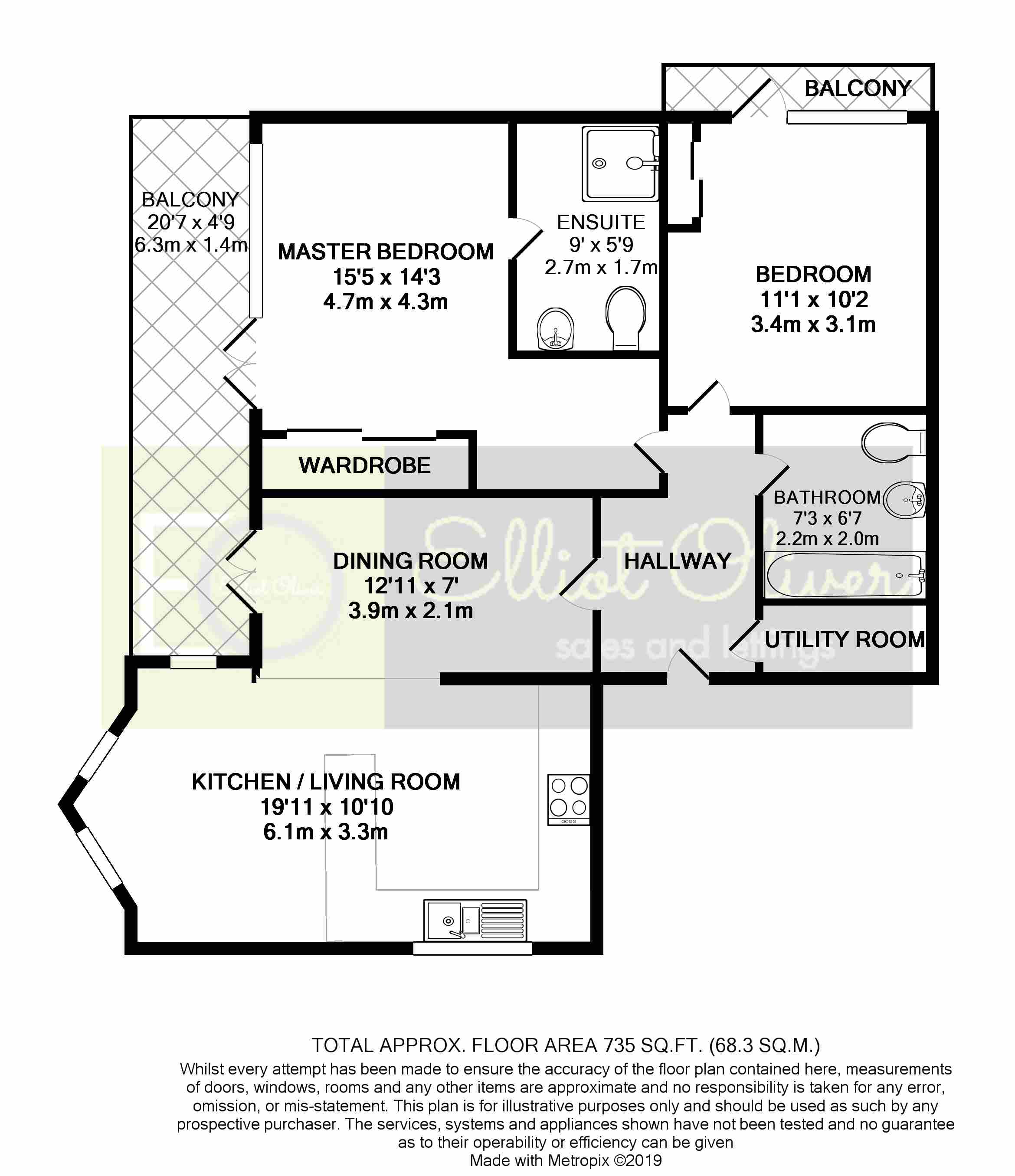 2 Bedrooms Flat for sale in Fishers Lane, Regency Place, Cheltenham GL52