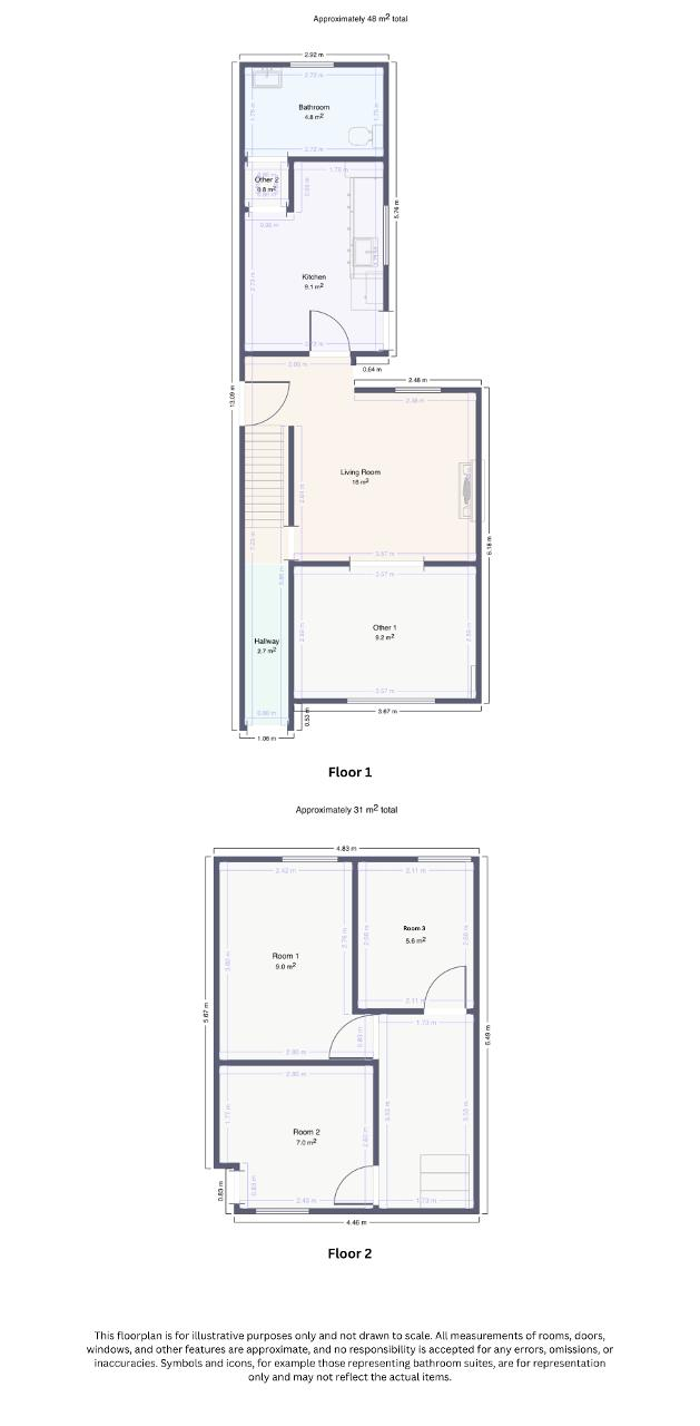 37, Glanaman Road, Aberdare floorplan