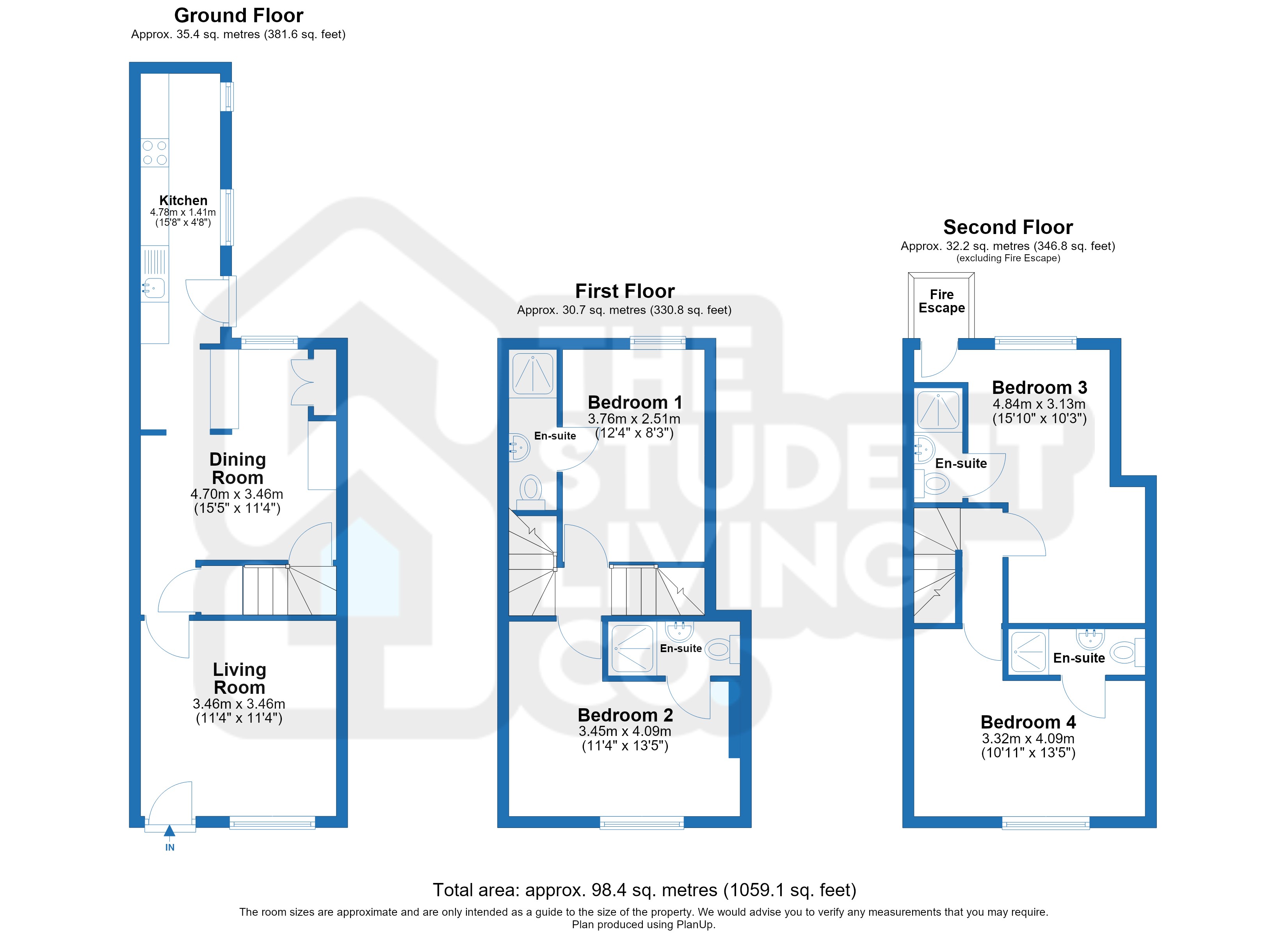 Beeston Road, Nottingham floorplan