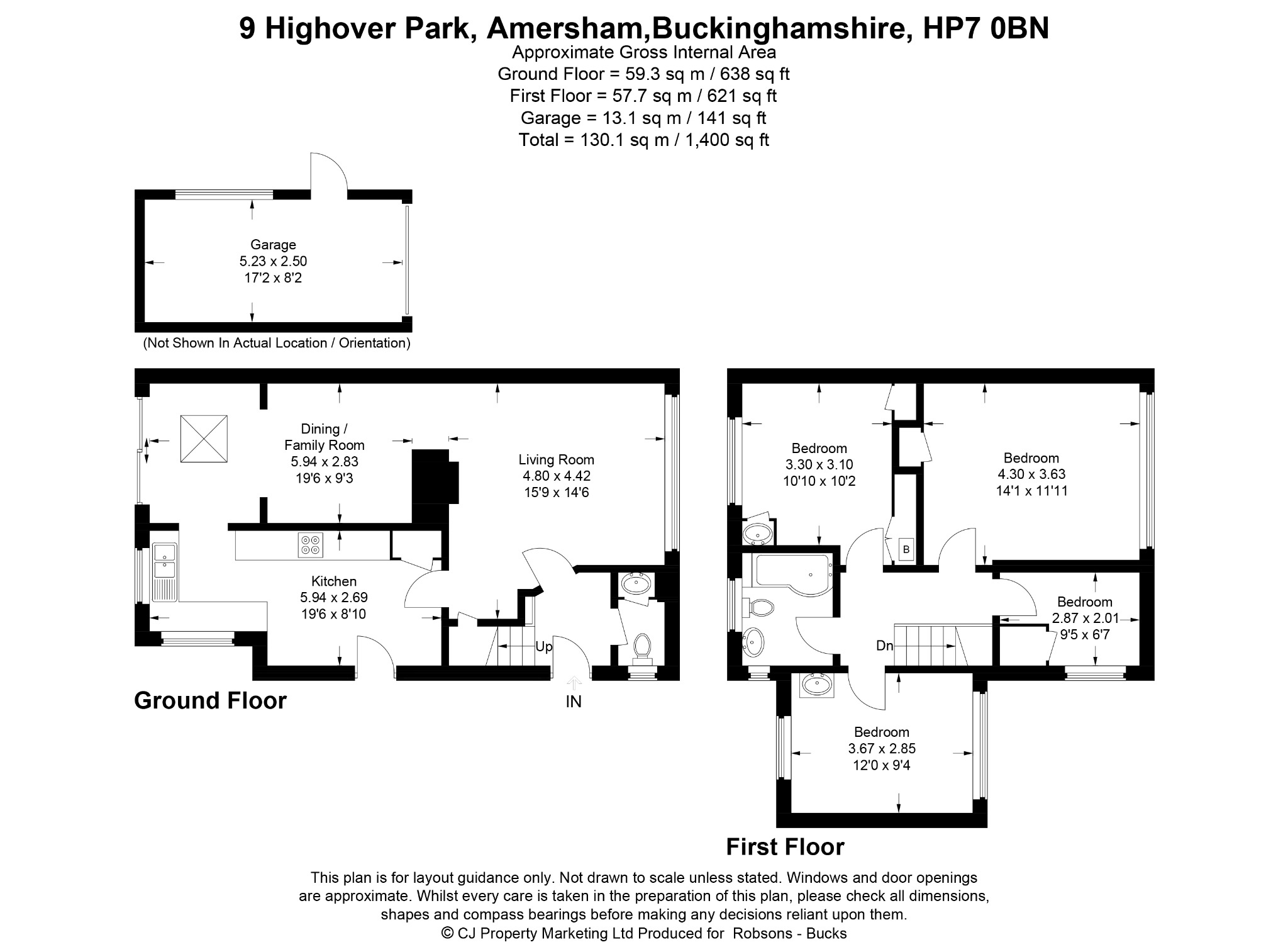 9 Highover Park, Amersham floorplan