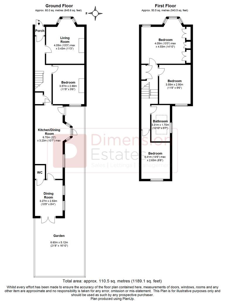 58, Montague Road, Leytonstone floorplan