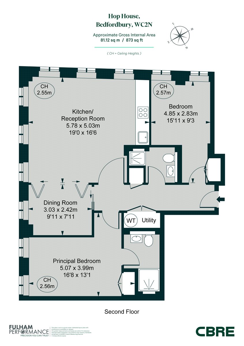 15 Hop House, 20, Bedfordbury, London floorplan