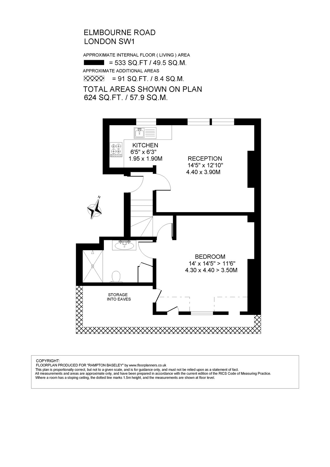 Elmbourne Road, London floorplan
