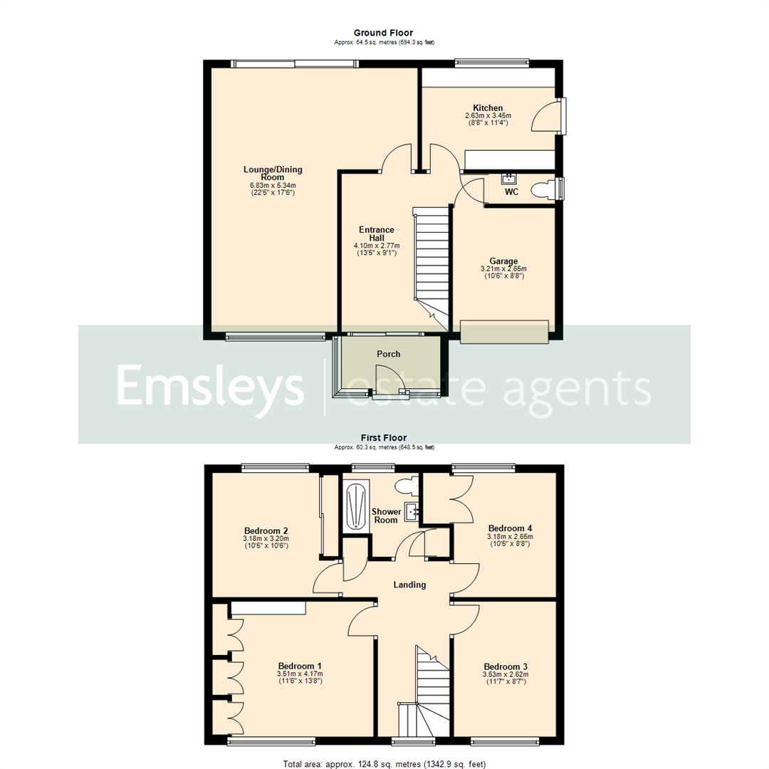 24, Morwick Grove, Leeds floorplan