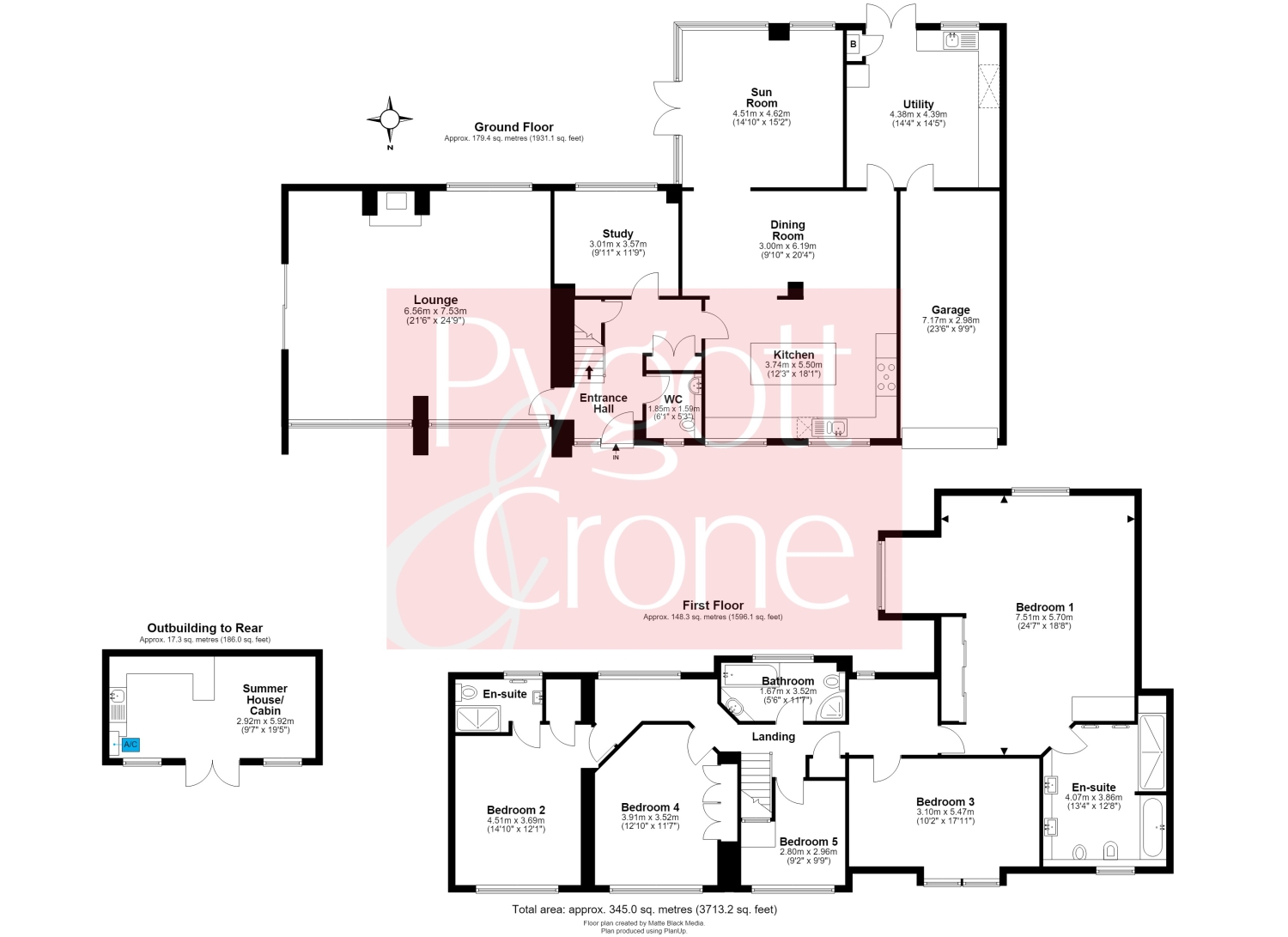27, Marshall Close, Boston floorplan
