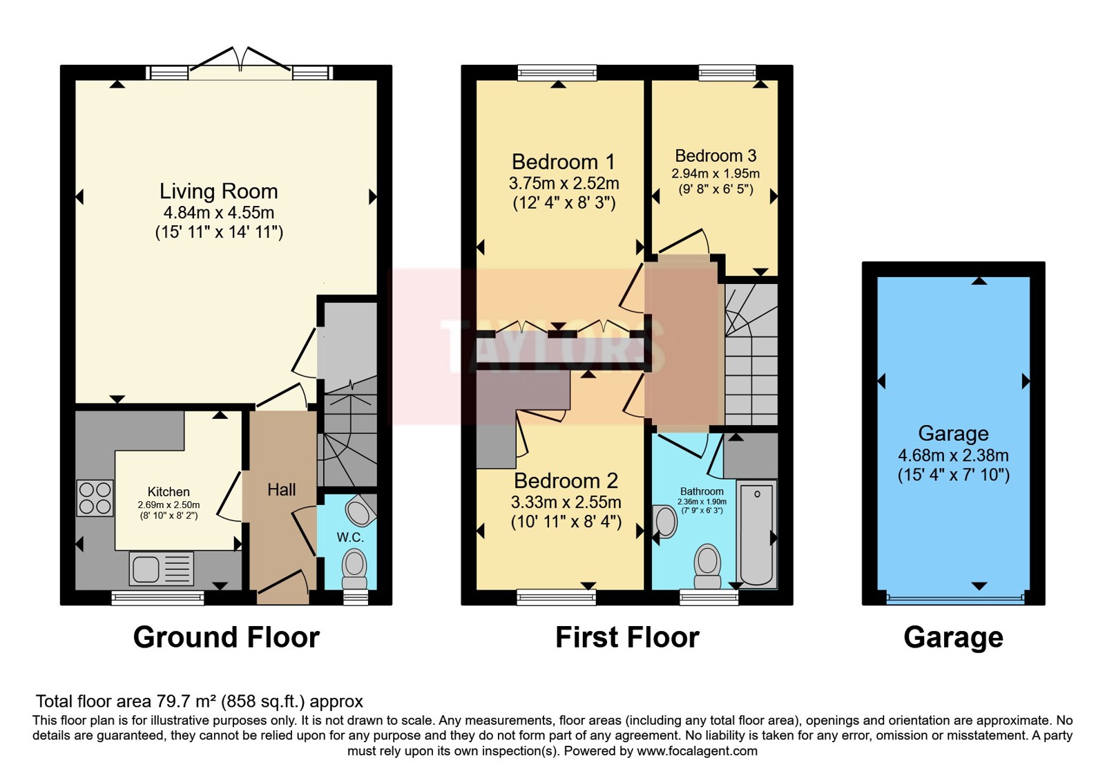 50, Kingfisher Way, Oxfordshire floorplan