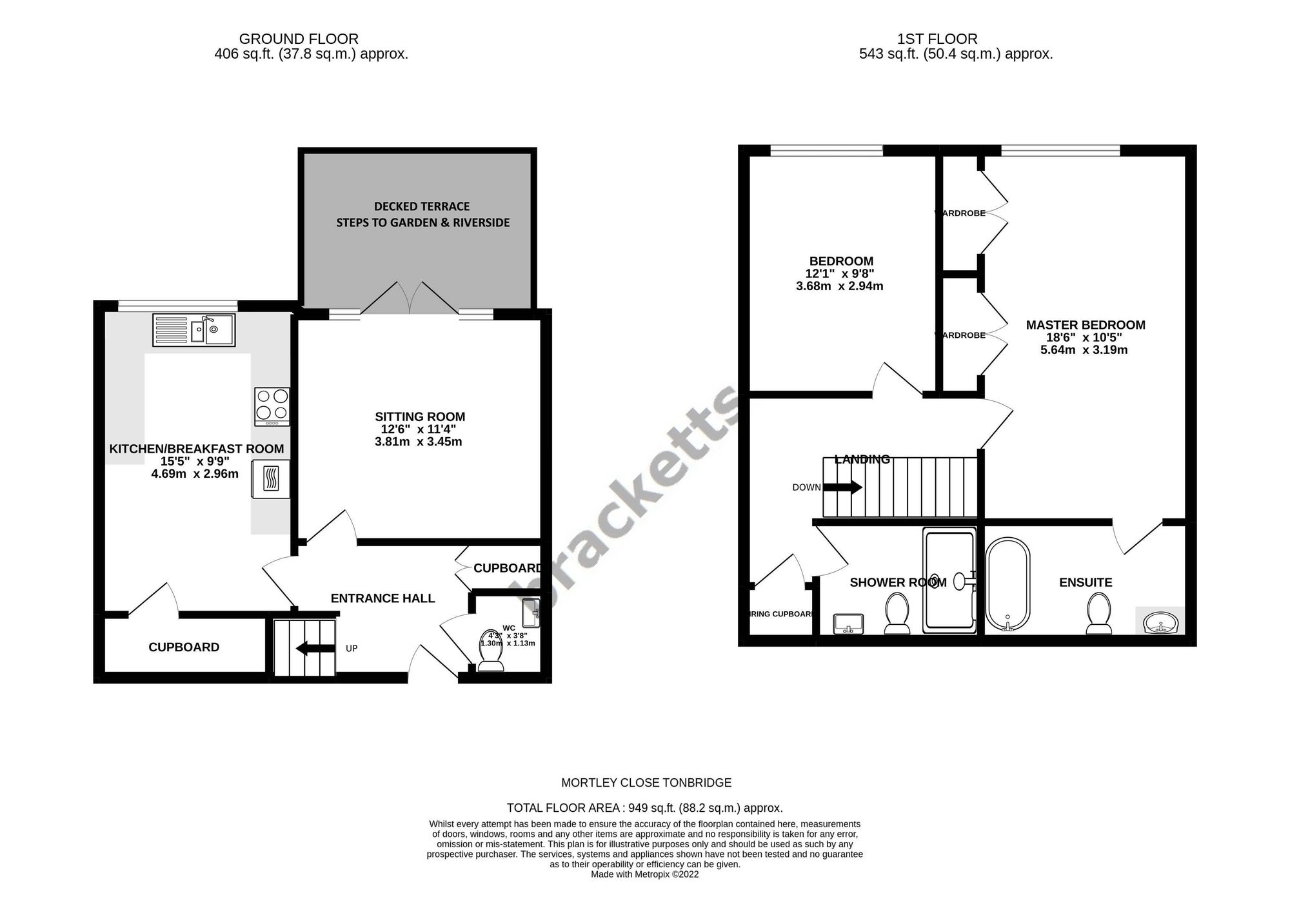 16 Mortley Close, Tonbridge floorplan
