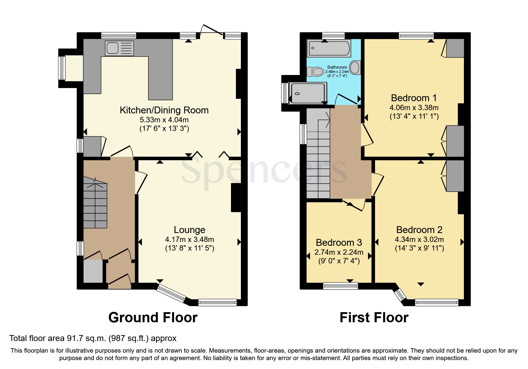 Lambourne Road, Birstall, Leicester, Leicestershire LE4, 3 bedroom semi