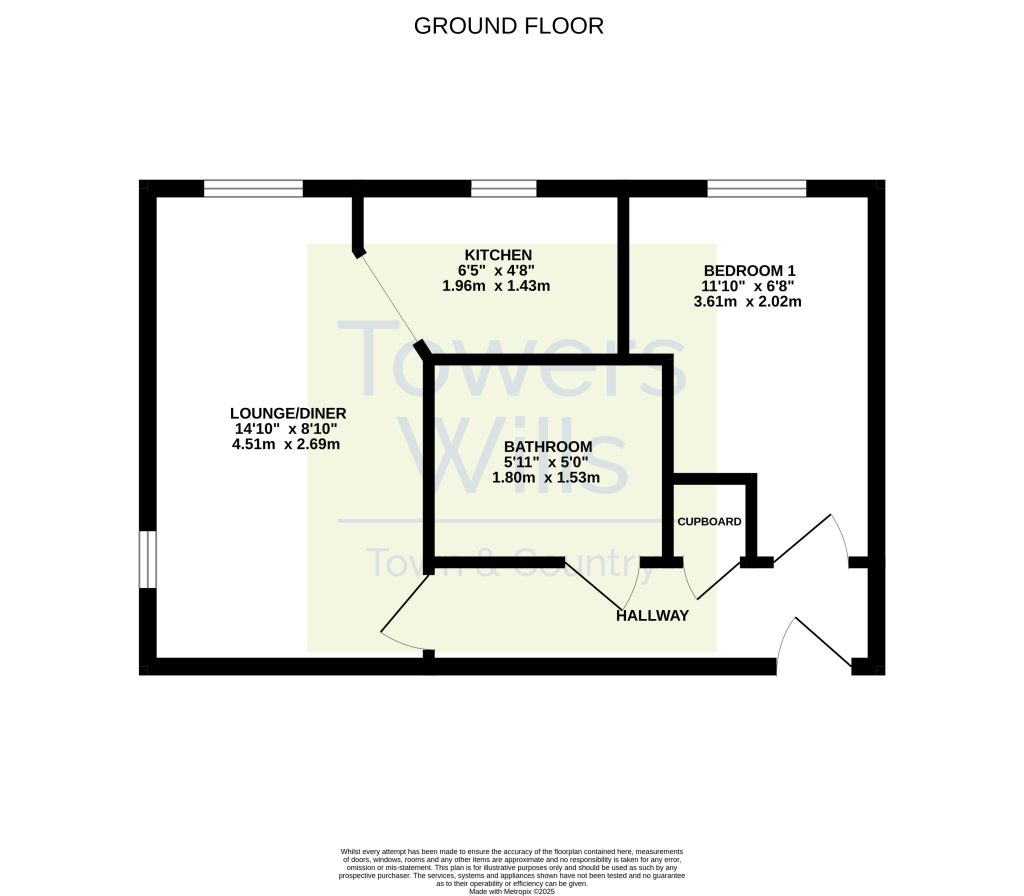293, St Michaels Avenue, Yeovil floorplan