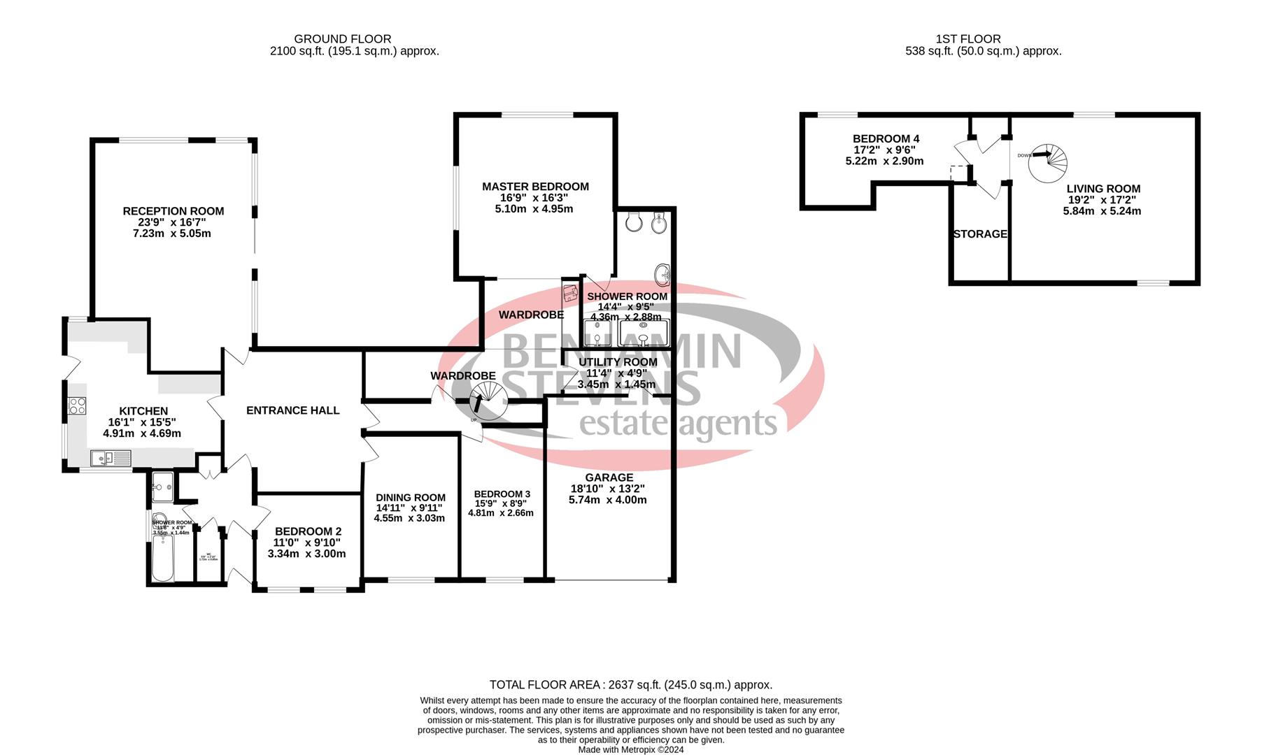 106, Elstree Road, Bushey floorplan