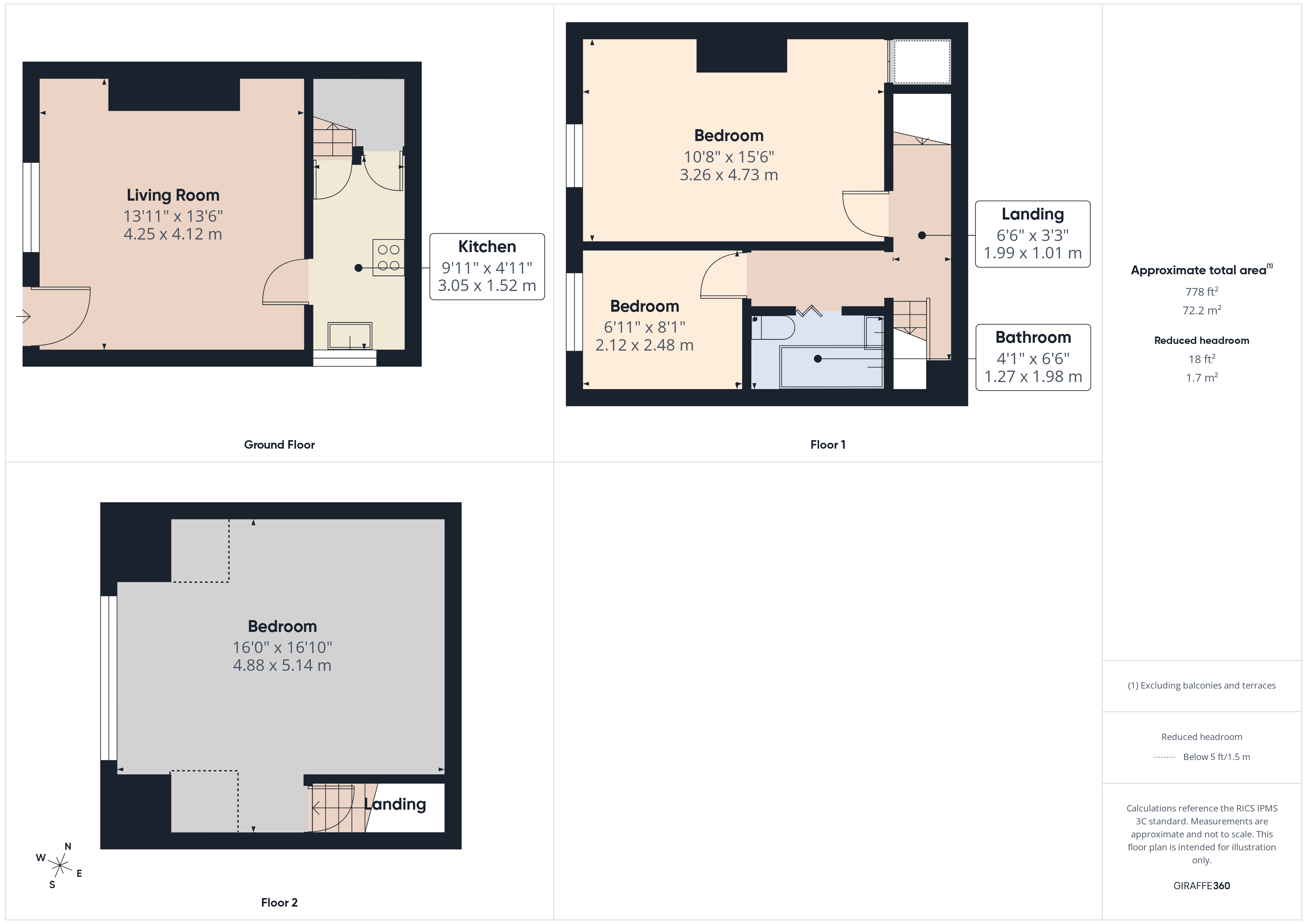 277, Hollings Road, West Yorkshire floorplan