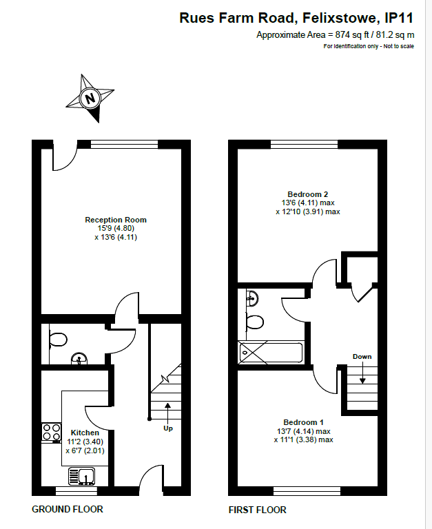 Rues Farm Road, Felixstowe floorplan