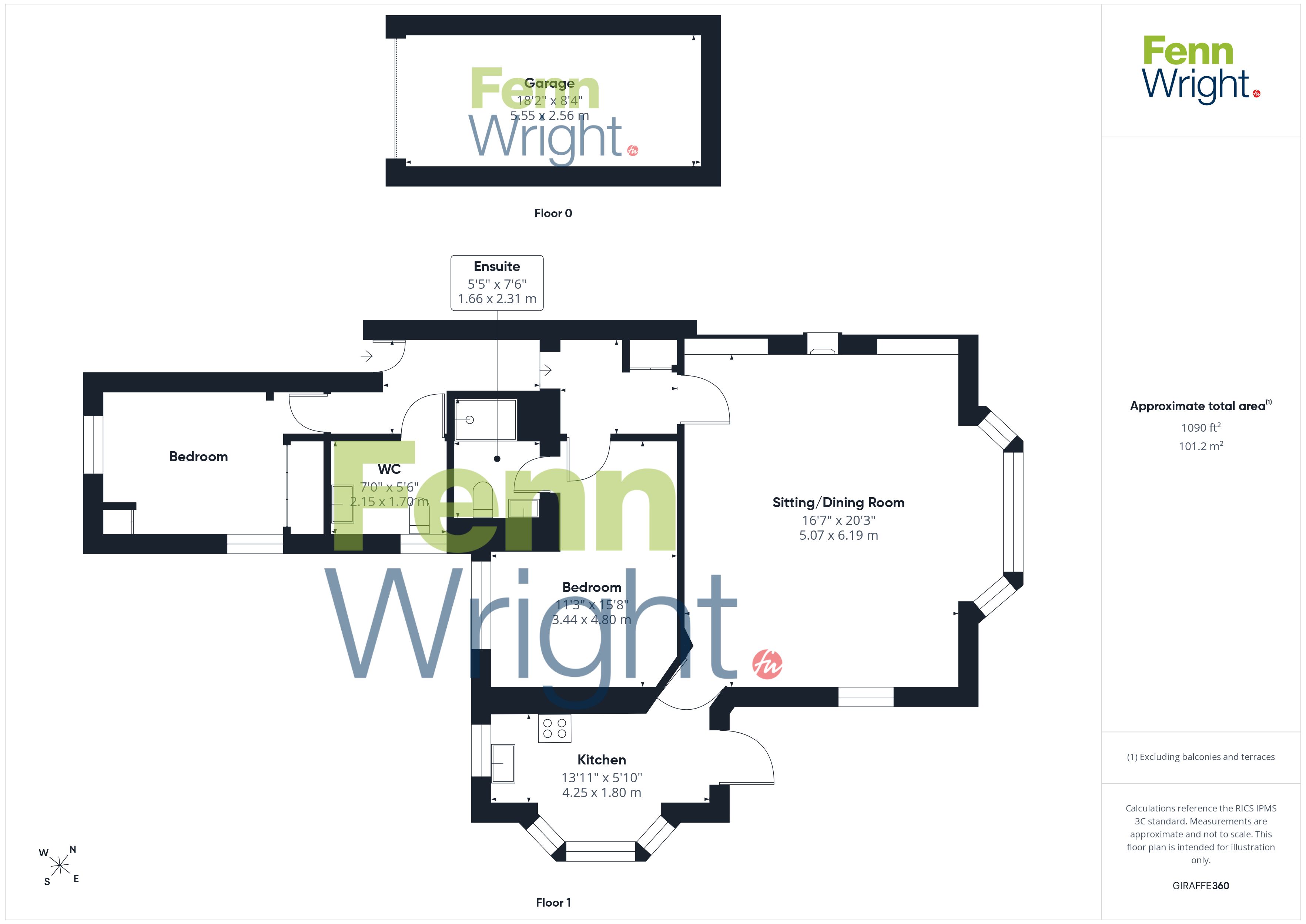 Flat 6, Martello Place,, Golf Road, Suffolk floorplan