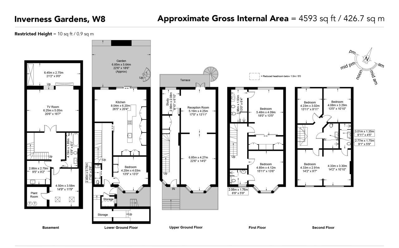 4, Inverness Gardens, Greater London floorplan