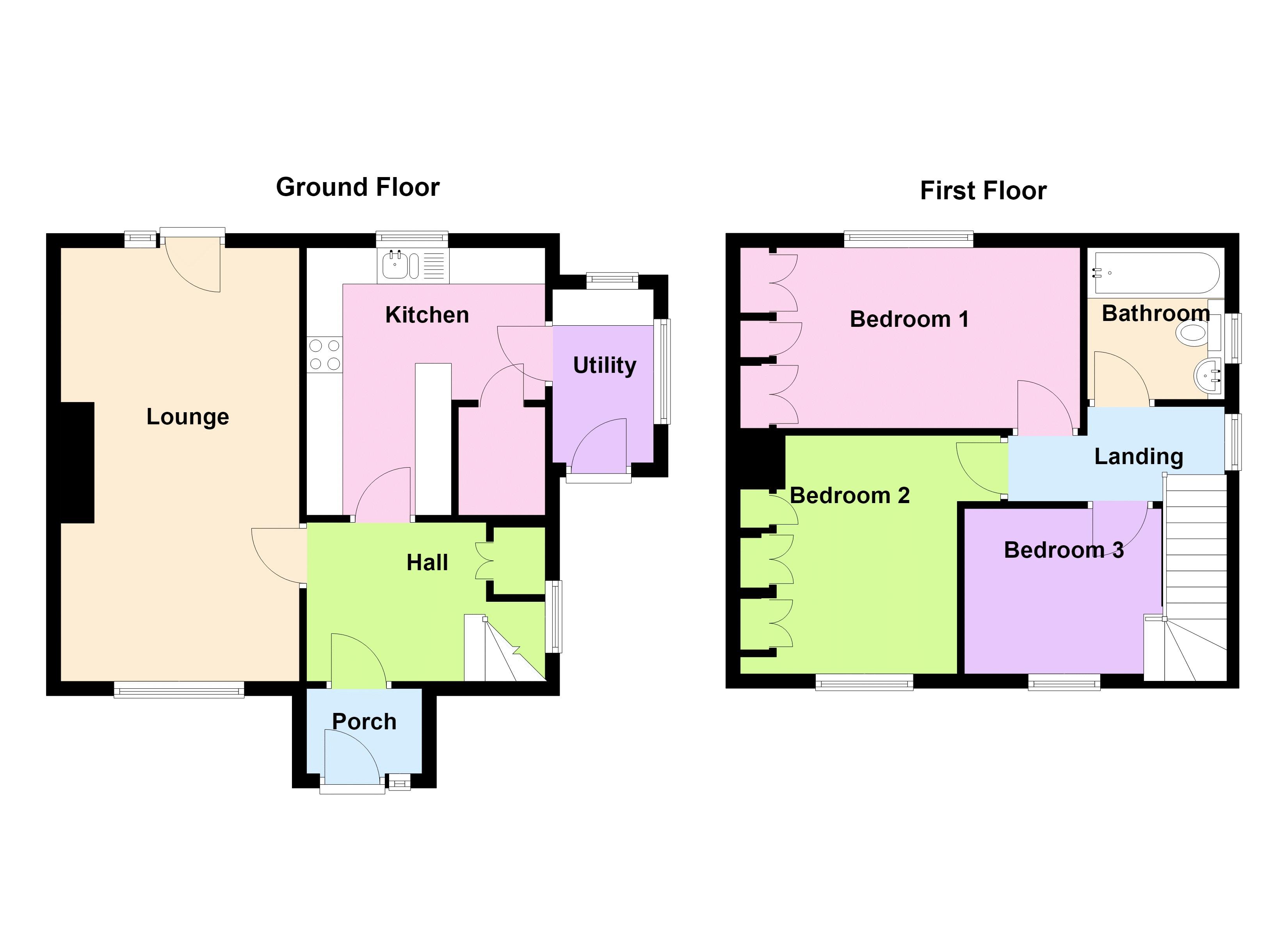 12, Heathfield Road, Thurso floorplan