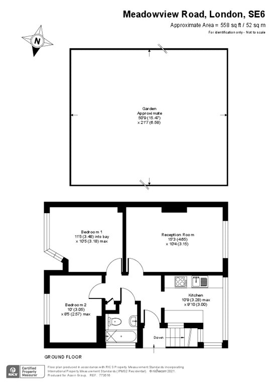 56, Meadowview Road, Catford floorplan