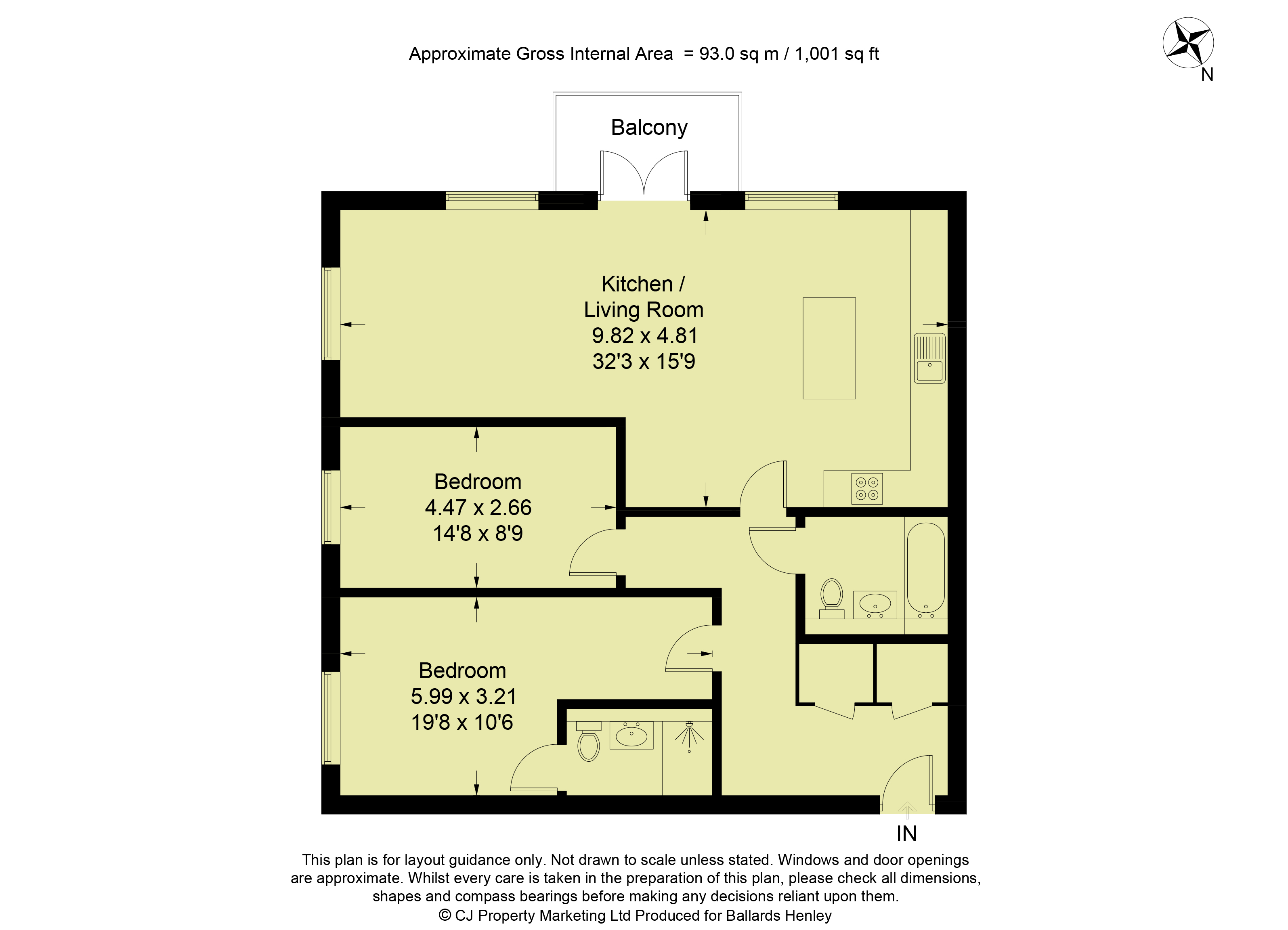 3 Windsor Court,, Portland Crescent, Buckinghamshire floorplan