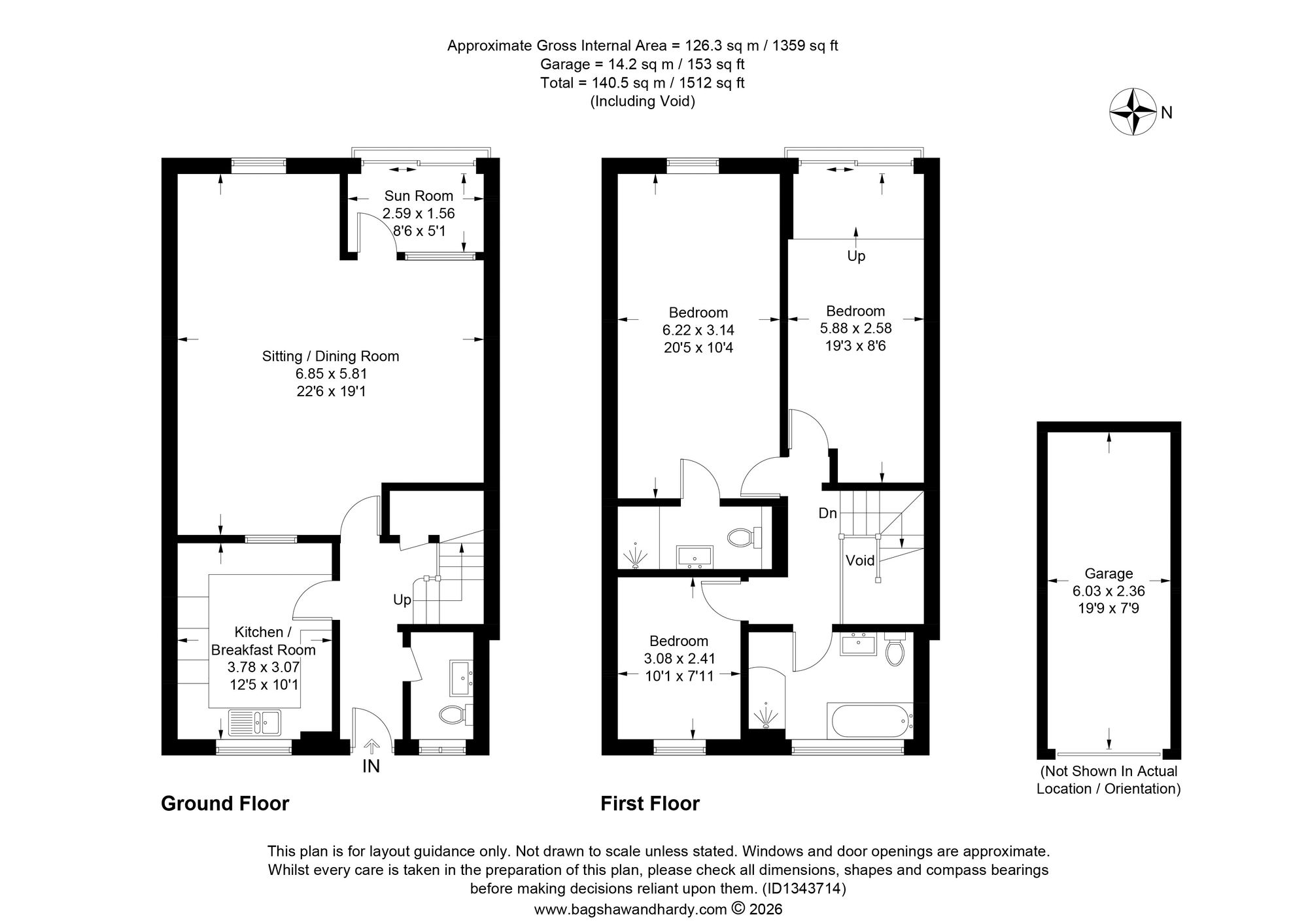 16 Rosehill Walk, Tunbridge Wells floorplan