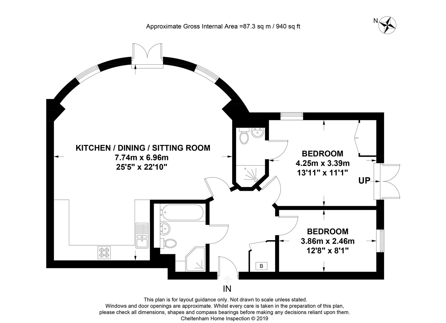 2 Bedrooms Flat for sale in The Park, Leckhampton, Cheltenham GL50