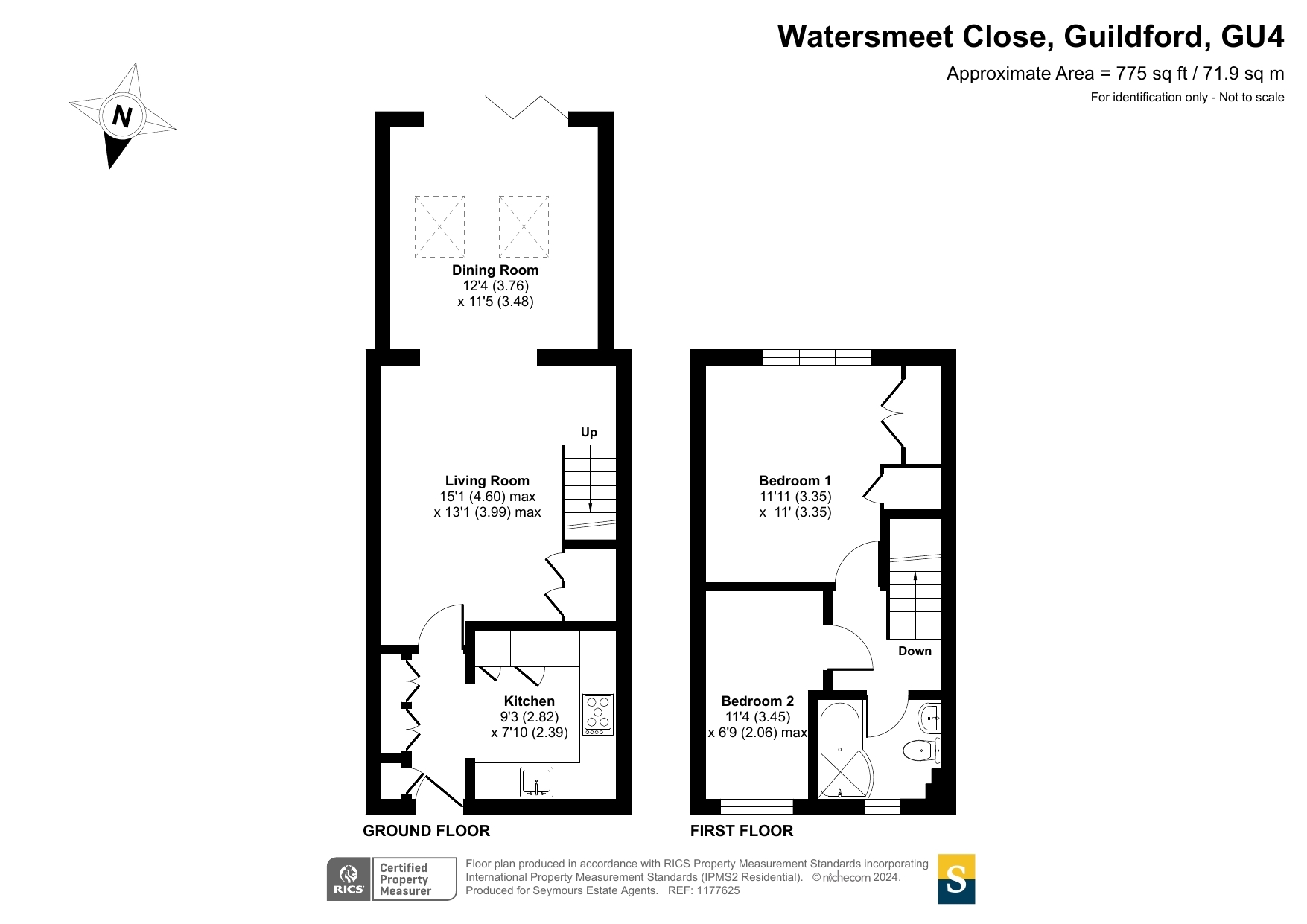 25, Watersmeet Close, Guildford floorplan
