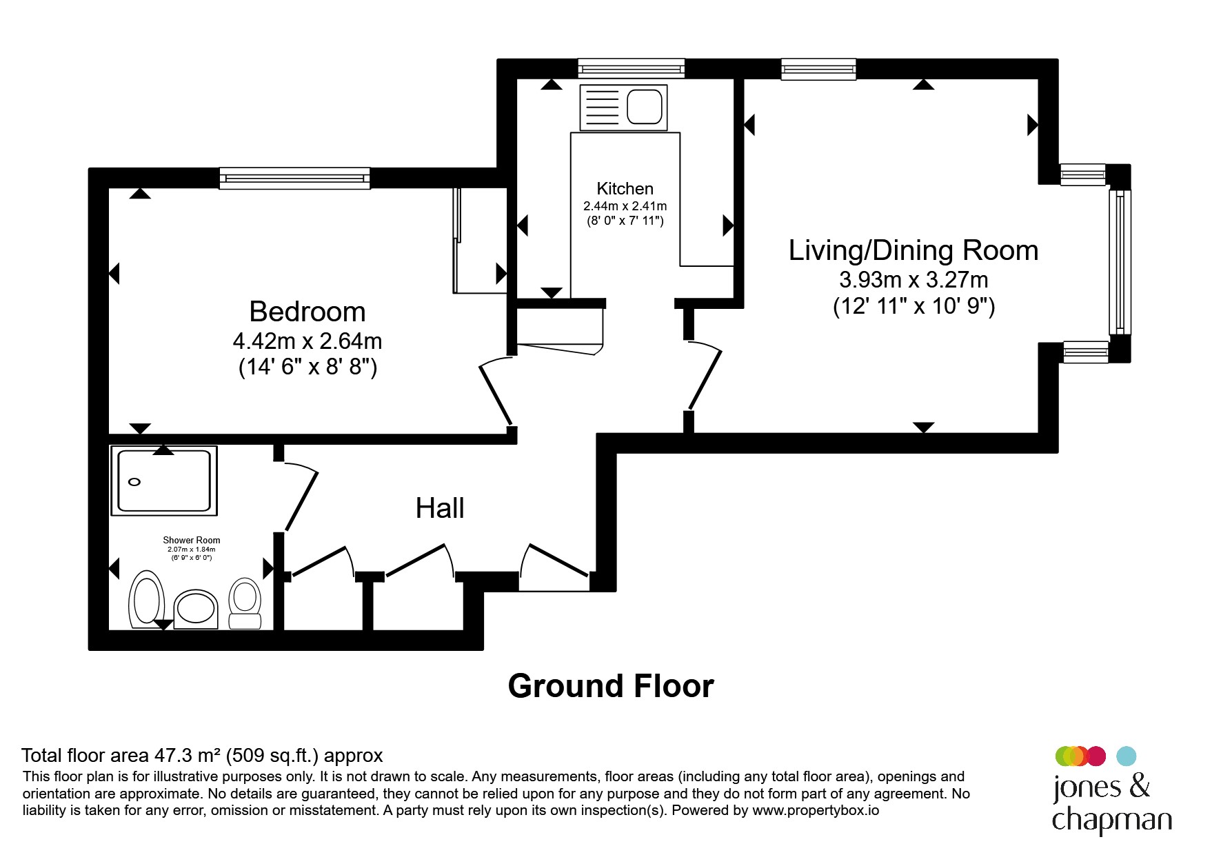 112, Tudor Court, Liverpool floorplan