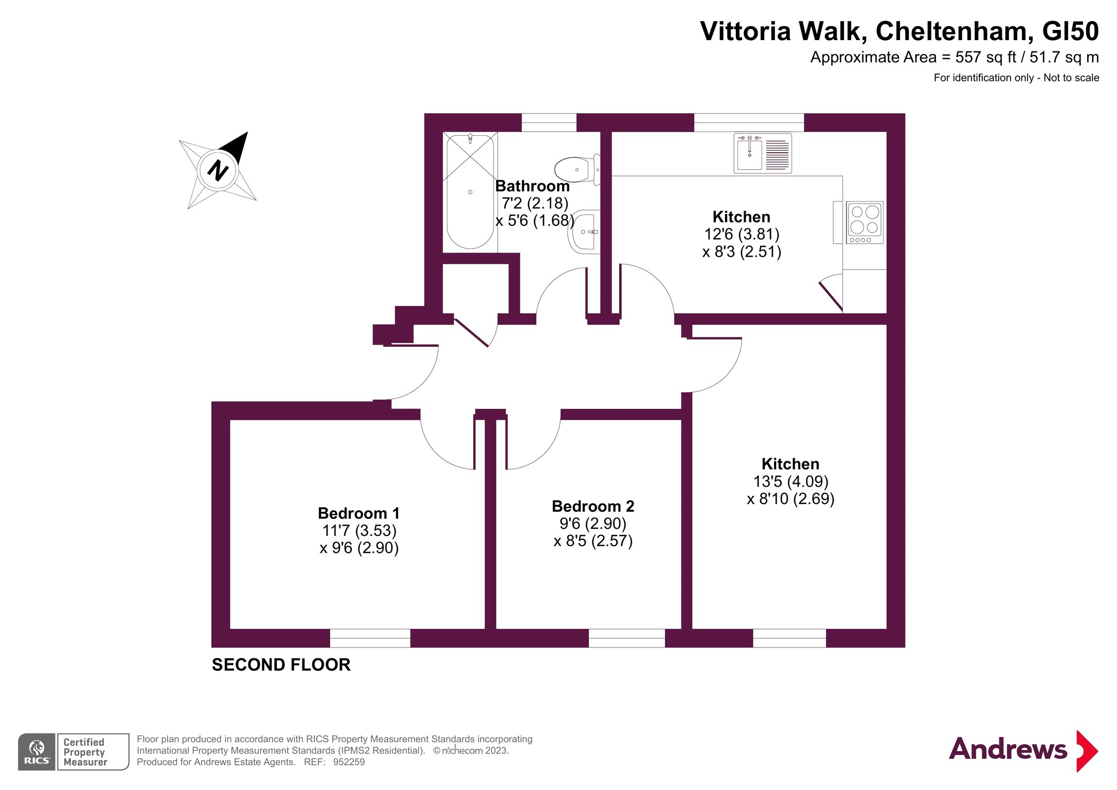 6, Douglas House, CHELTENHAM floorplan
