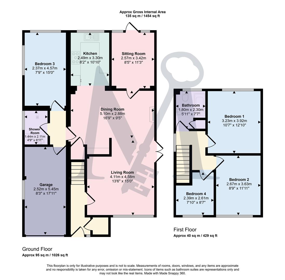 11, Berrisford Street, Coalville floorplan