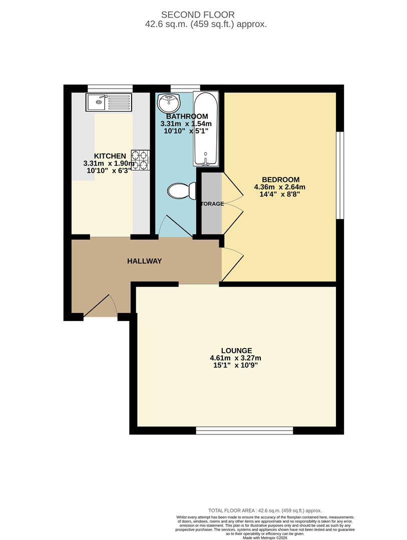 194, Parsonage Leys, Harlow floorplan