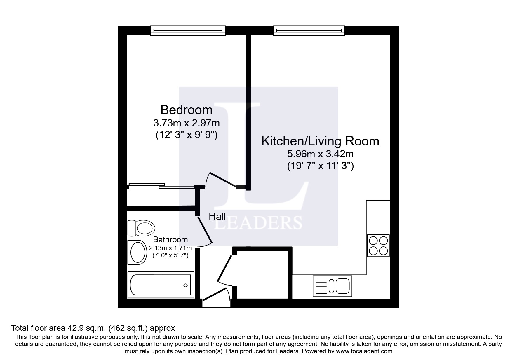 5, Darwin House, 1 Sylvester Close floorplan