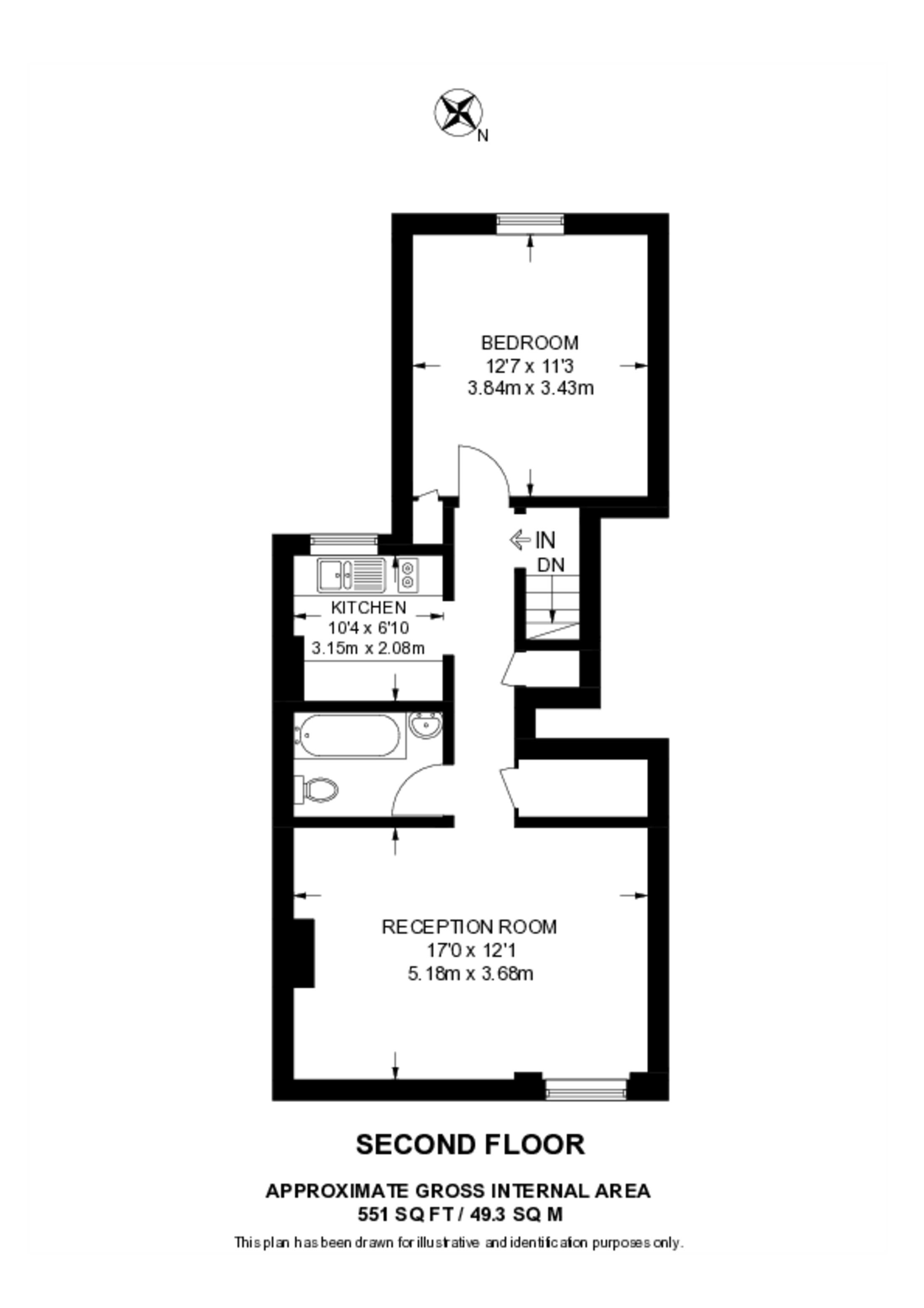 Saltram Crescent, Maida Vale floorplan