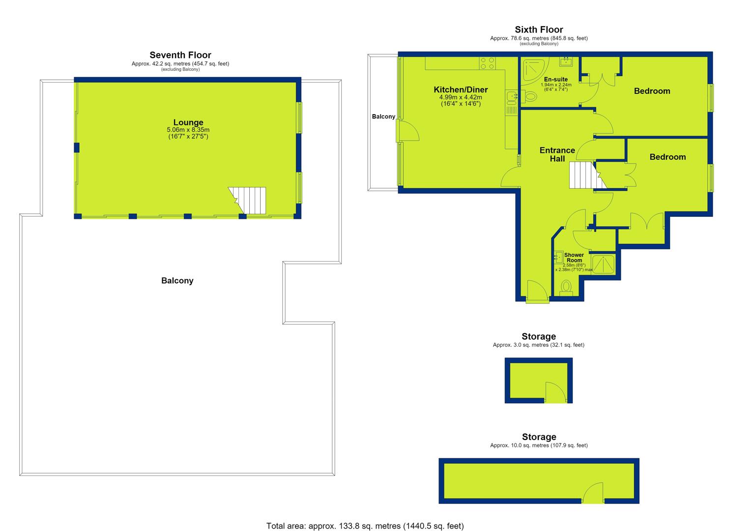Apartment 23, The Arena, Standard Hill, Nottingham floorplan
