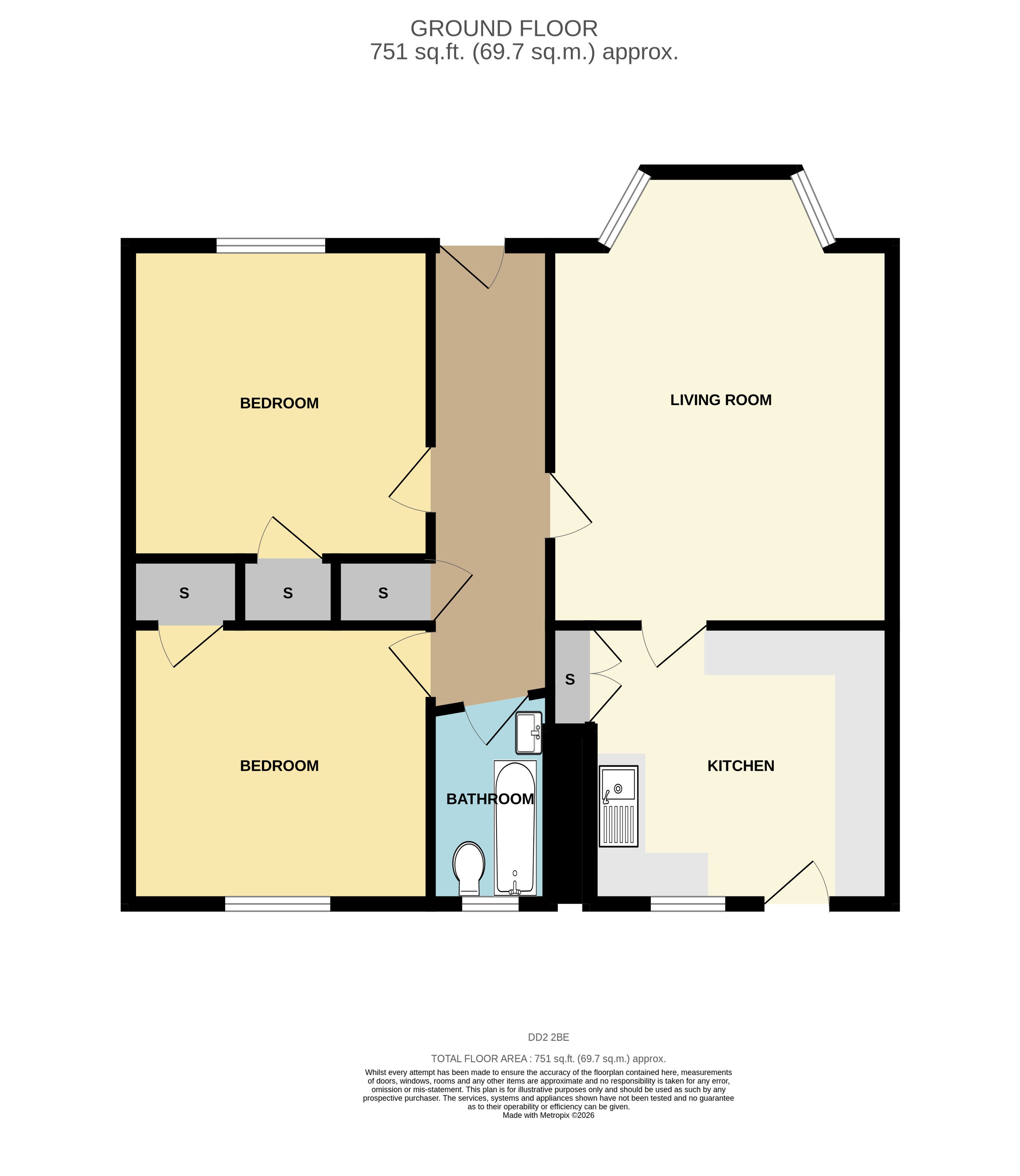 6, Sycamore Place, Dundee floorplan