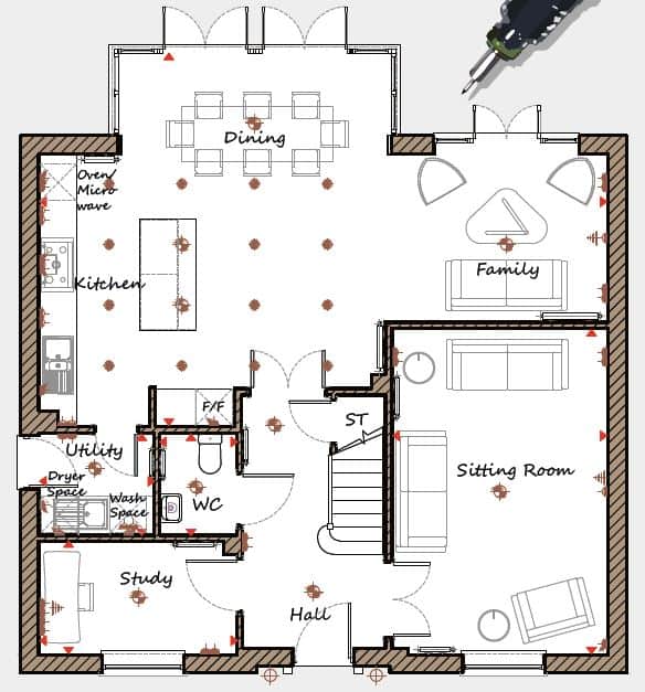 "The Castleton at Crick Road, Hillmorton, Rugby CV23, 4 bedroom detached house for