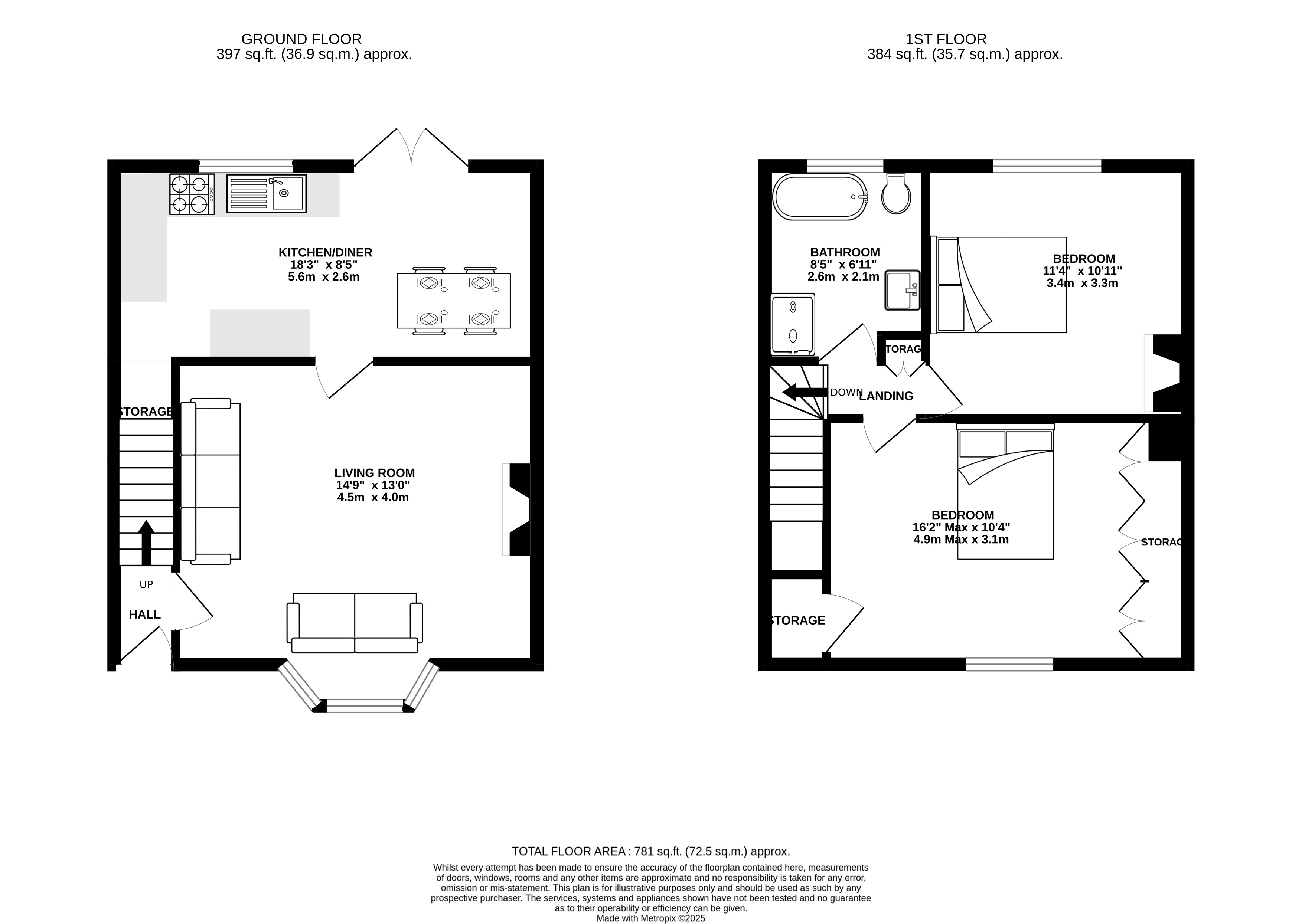 34, Sackville Gardens, West Sussex floorplan
