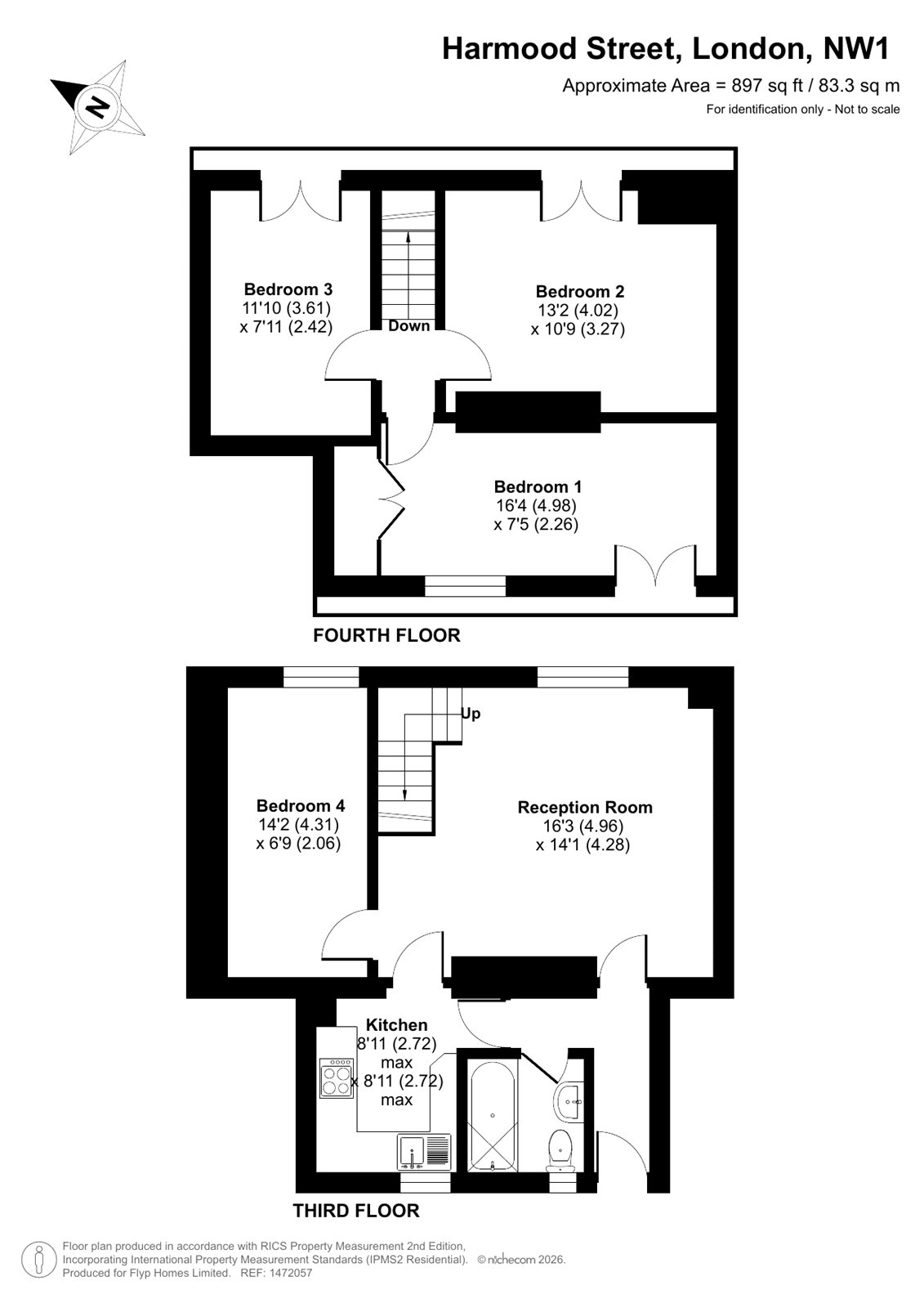 60 Harmood House,, Harmood Street, Chalk Farm floorplan