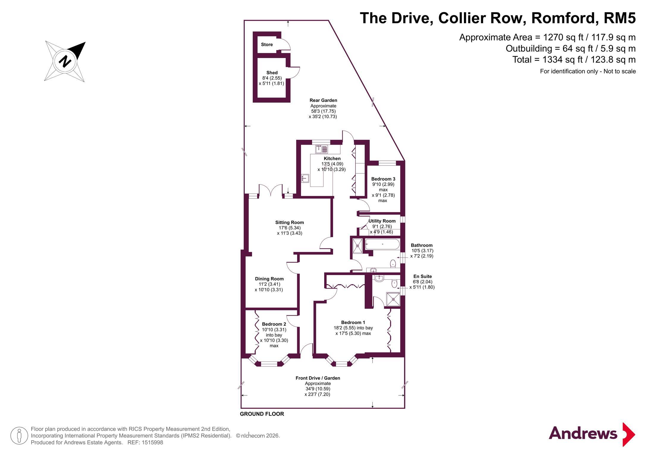 7, The Drive, Collier Row floorplan