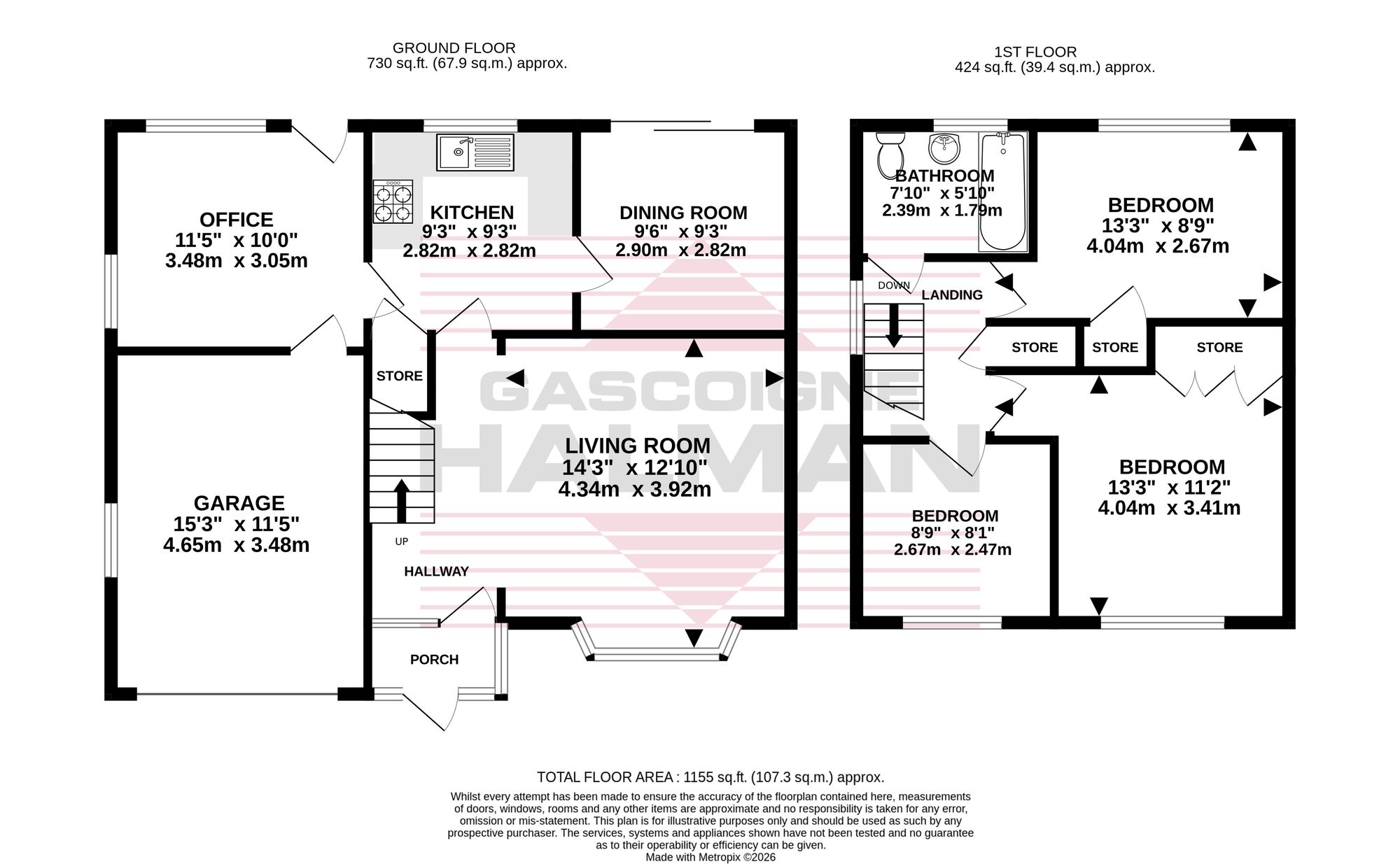 84 Grange Avenue, Cheadle floorplan
