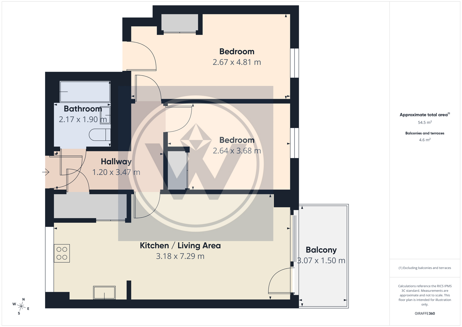 Vantage Building,Flat 114, Station Approach, Hayes floorplan