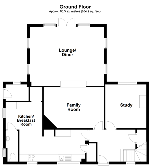 3 Bedrooms Semi-detached house for sale in Bankside, Wadhurst, East Sussex TN5