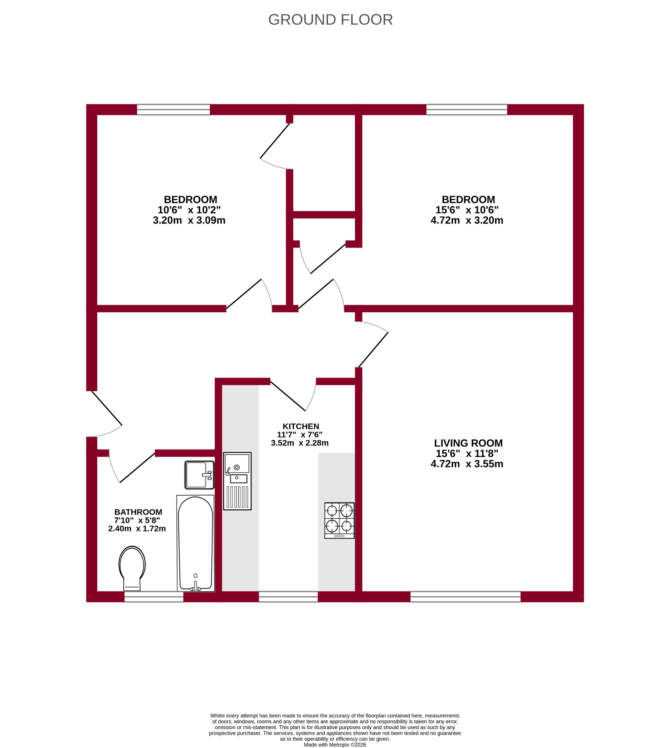 87, Forth Crescent, Dundee floorplan