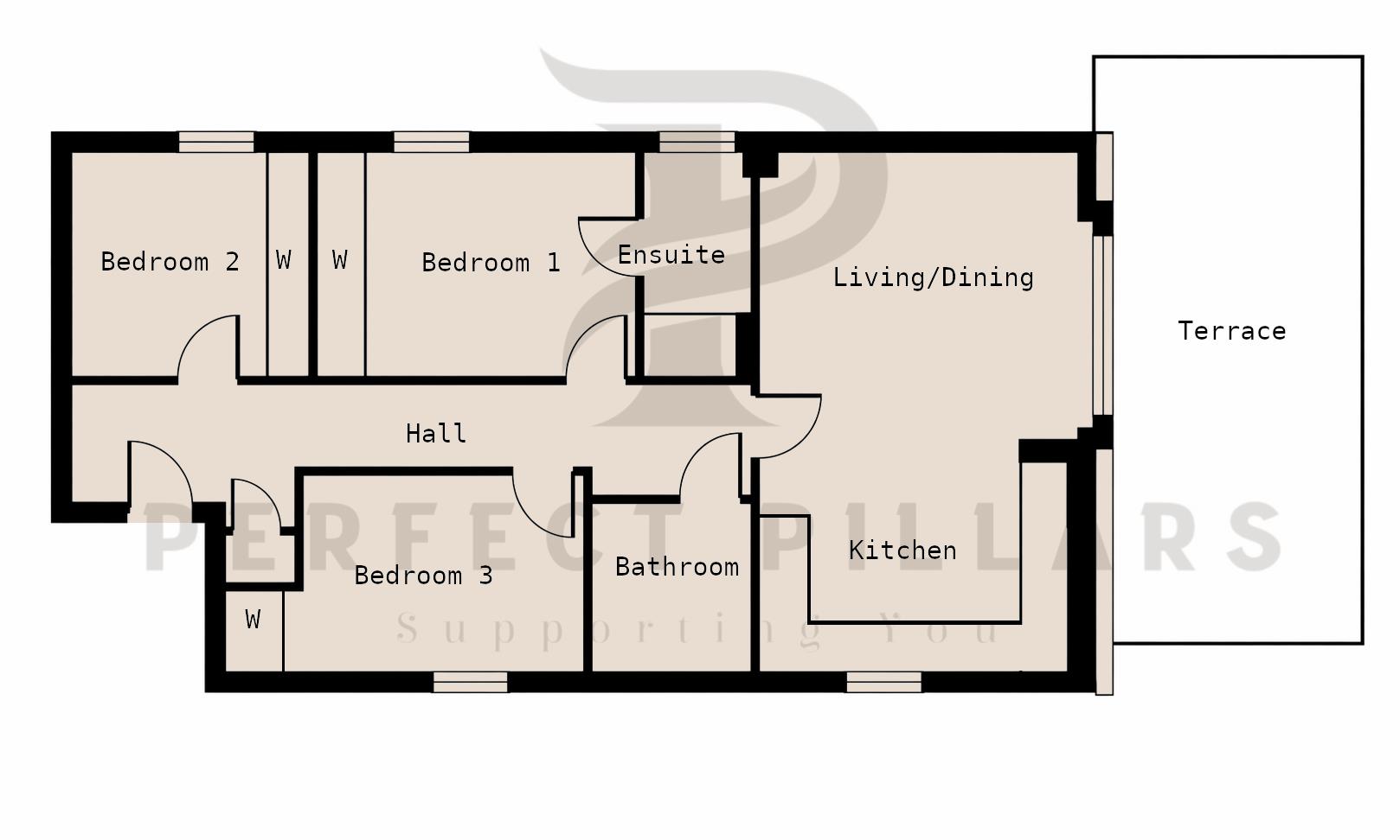 Flat 25, 2, Burlington Road, New Malden floorplan