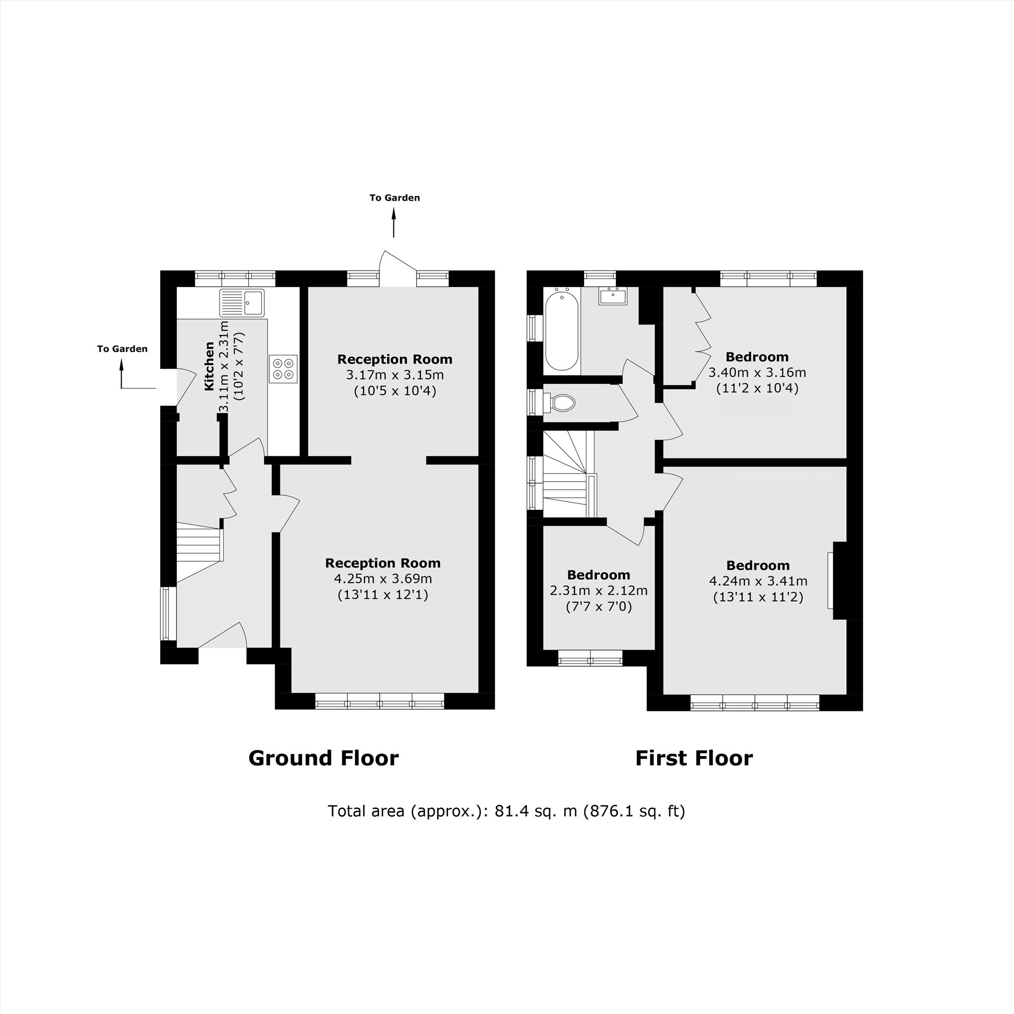 40, Chinnor Crescent, Greenford floorplan
