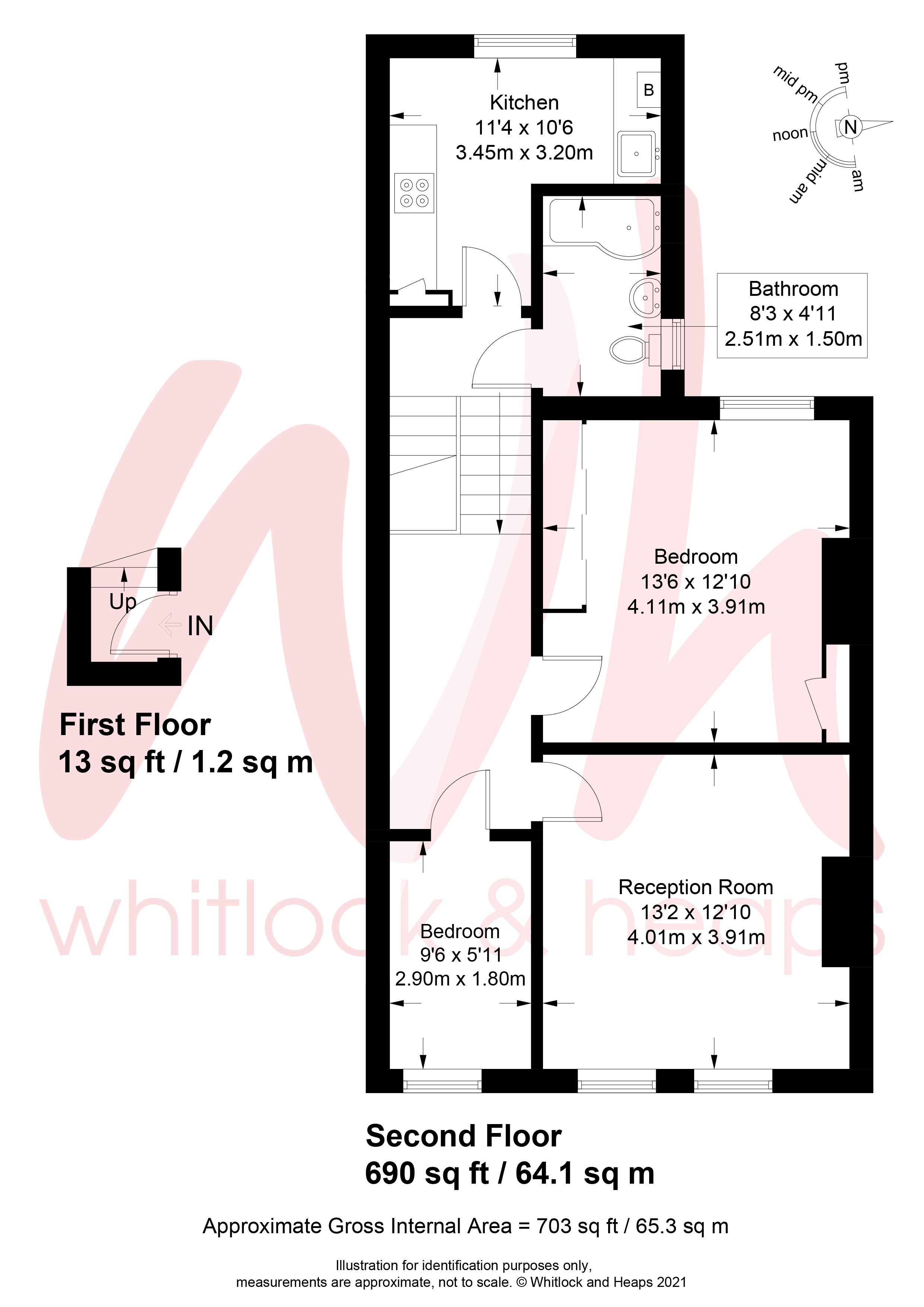 Flat 4, 40, Goldstone Villas, Hove floorplan
