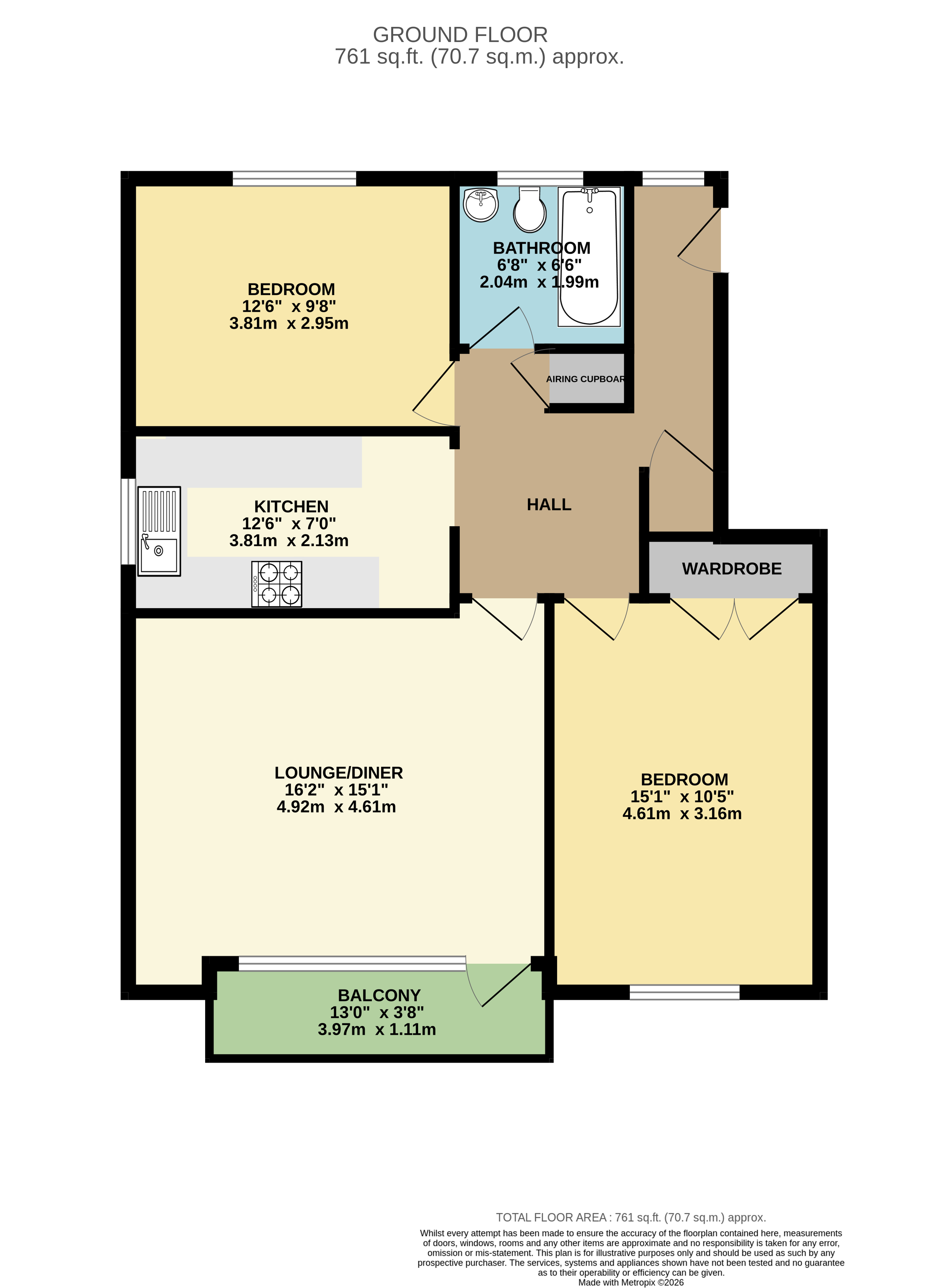 8 Raven Court,, Westover Gardens, Bristol floorplan