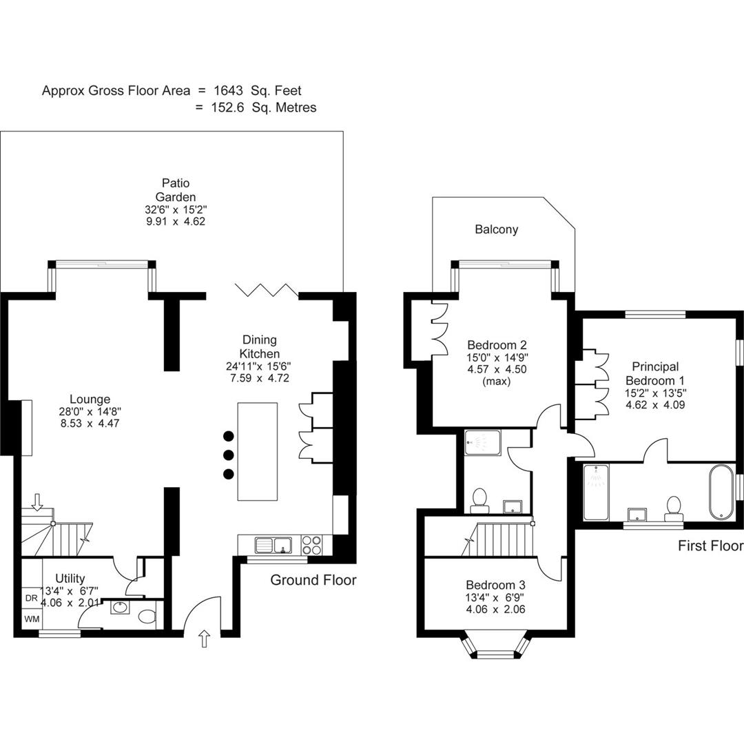 2 Rappax Road, Altrincham floorplan