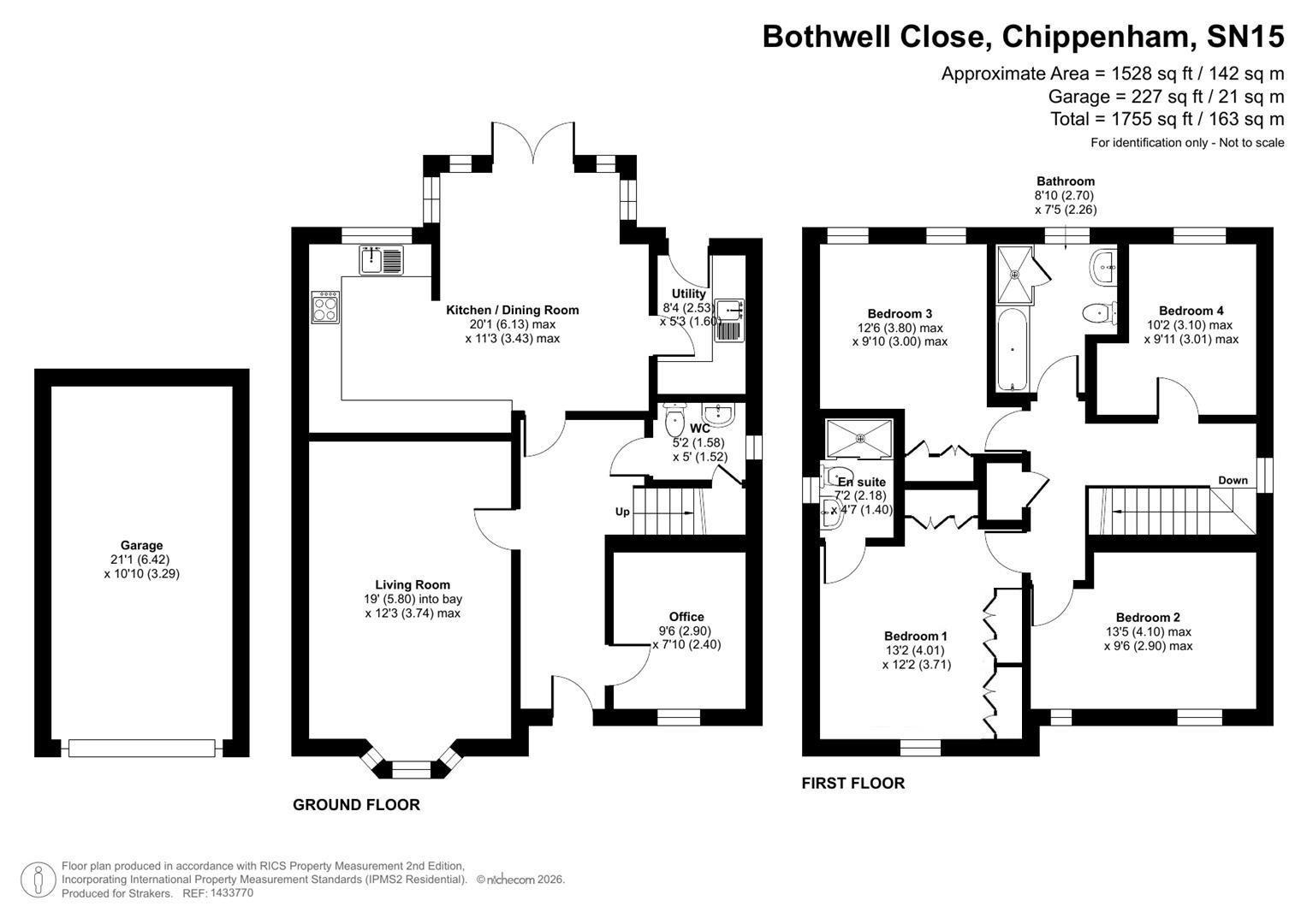 7, Bothwell Close, Chippenham floorplan