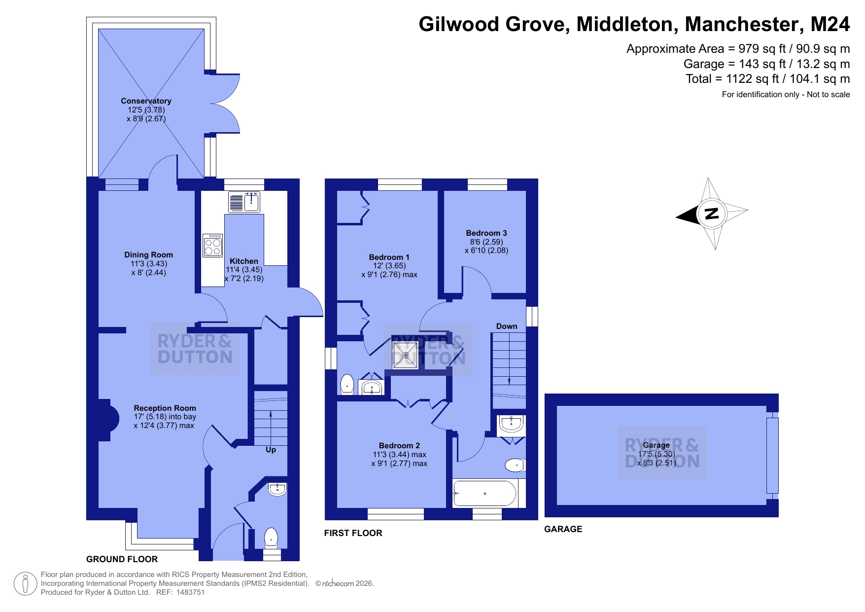 5, Gilwood Grove, Middleton floorplan