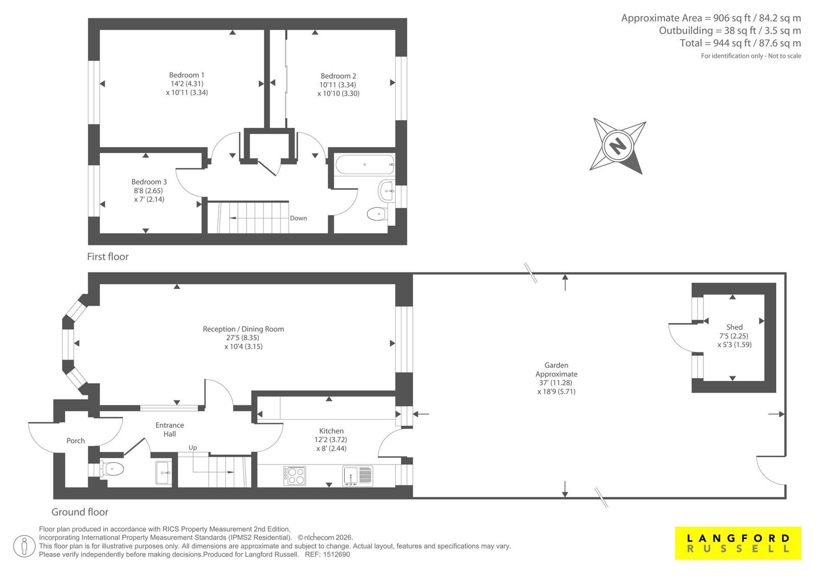 75, Glendale, Swanley floorplan