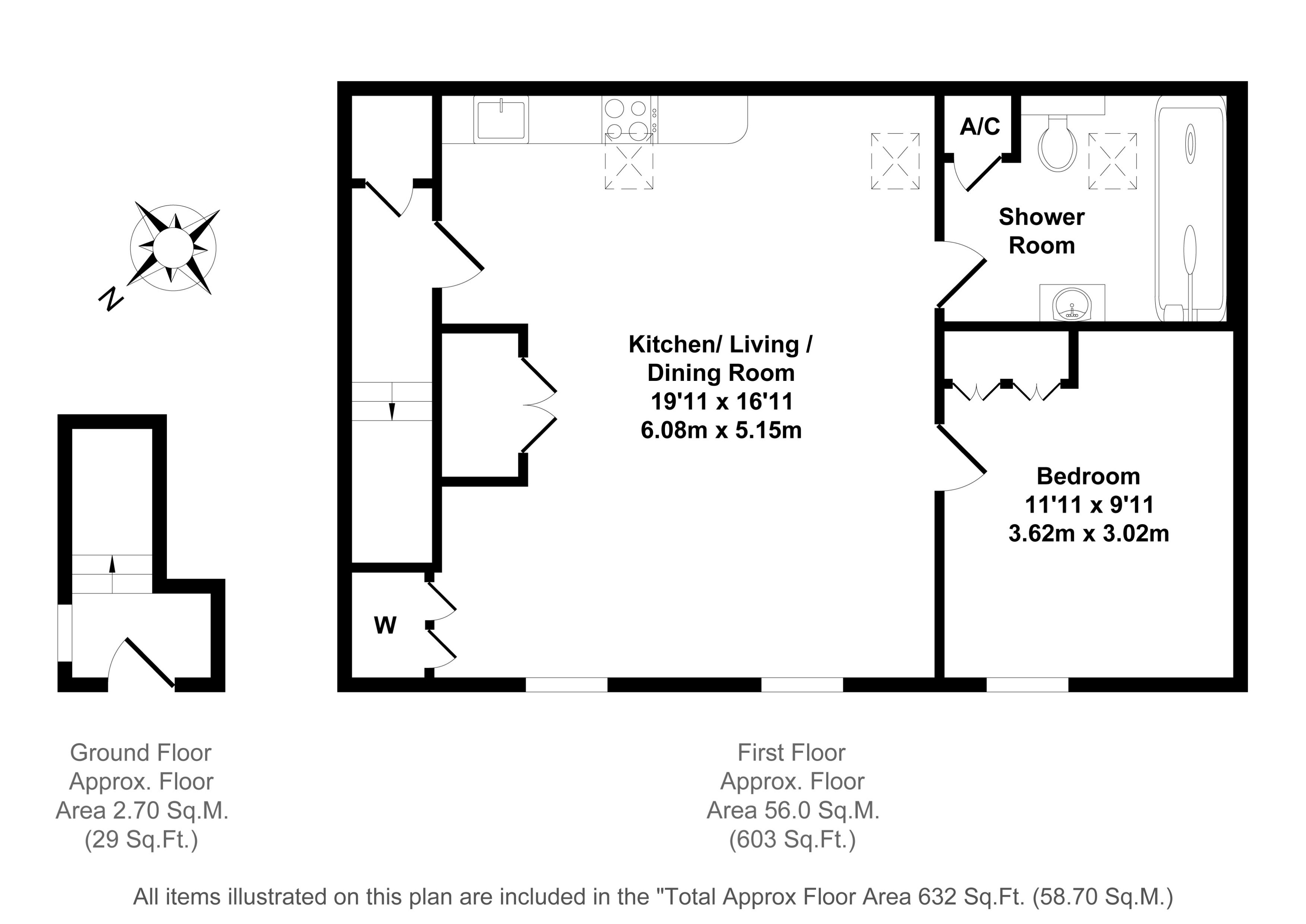 12A, Wychwood House, Enstone Road, Charlbury floorplan